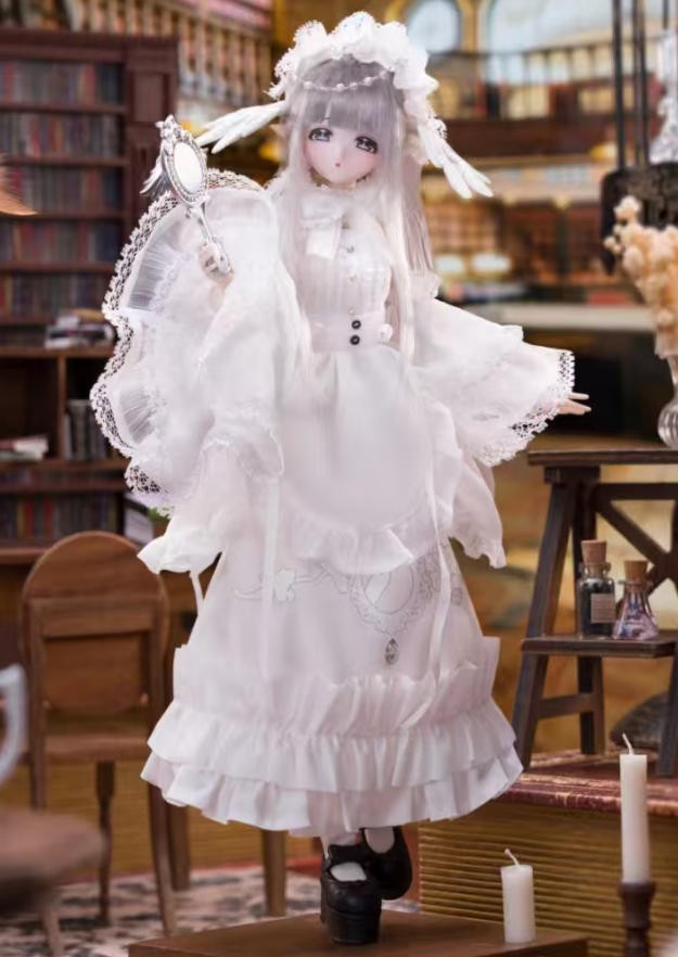 Come4Free Egret Aoerxiya Feather Fog Poem 22cm/8.6In Bjd Action Figure Gift