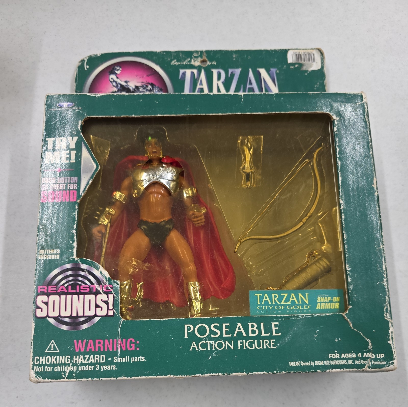 1995 « Tarzan » City Of Gold The Epic Adventures by TrendMasters