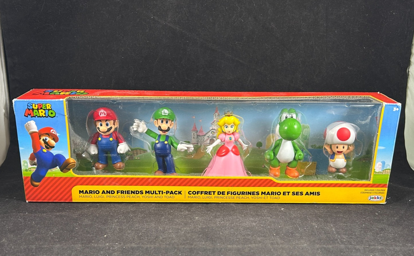 2019 SUPER MARIO AND FRIENDS MULTI-PACK FIGURES JAKKS PACIFIC – LUIGI TOAD YOSHI
