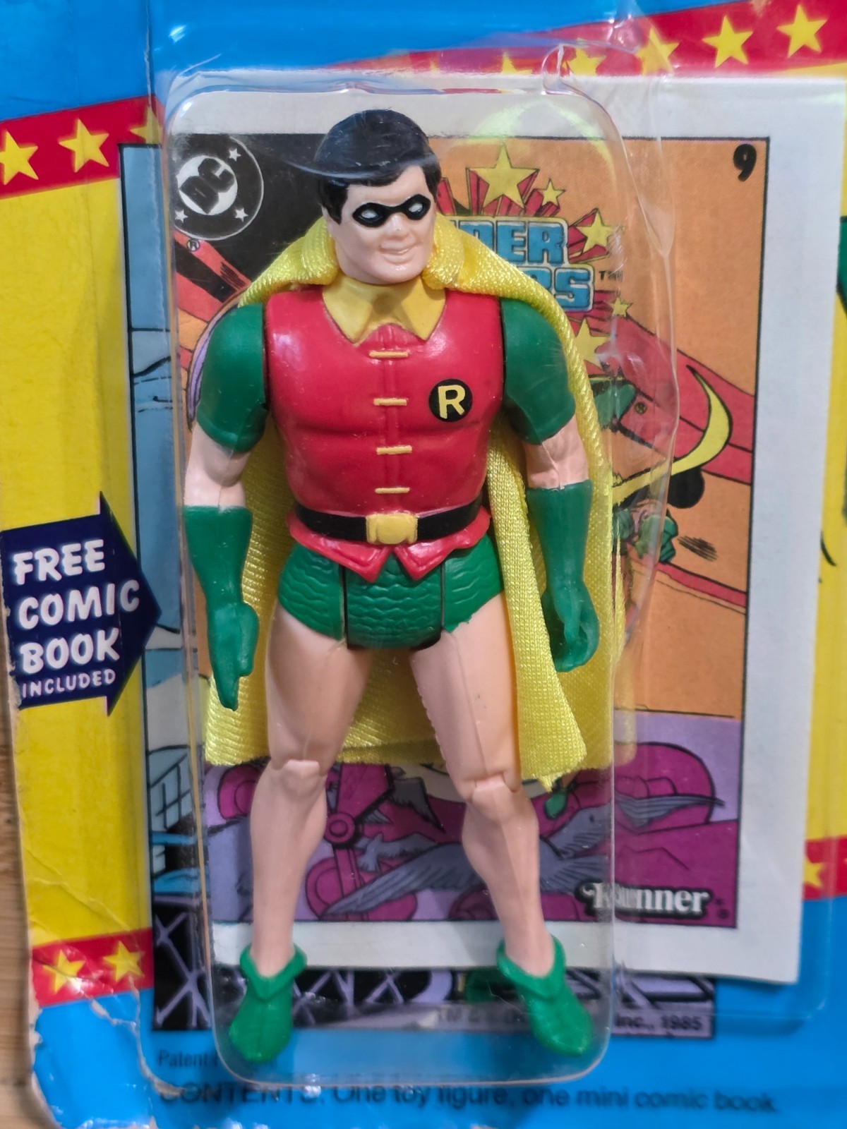 Super Powers Collection Robin Kenner Action Figure 1985 Carded