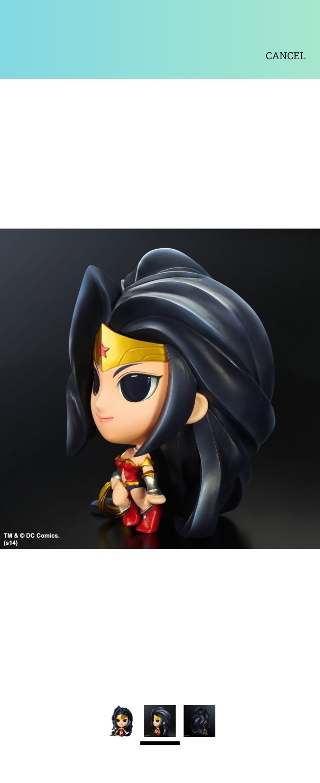Square Enix Dc Variant Static Arts Mini Wonder Woman Action Figures