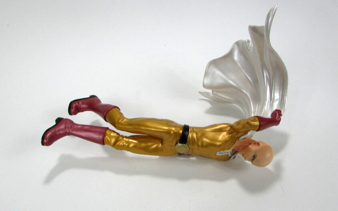 McFarlane One-Punch Man Saitama Figure 8&Prime; Loose NO Foot Stand One Punch HTF