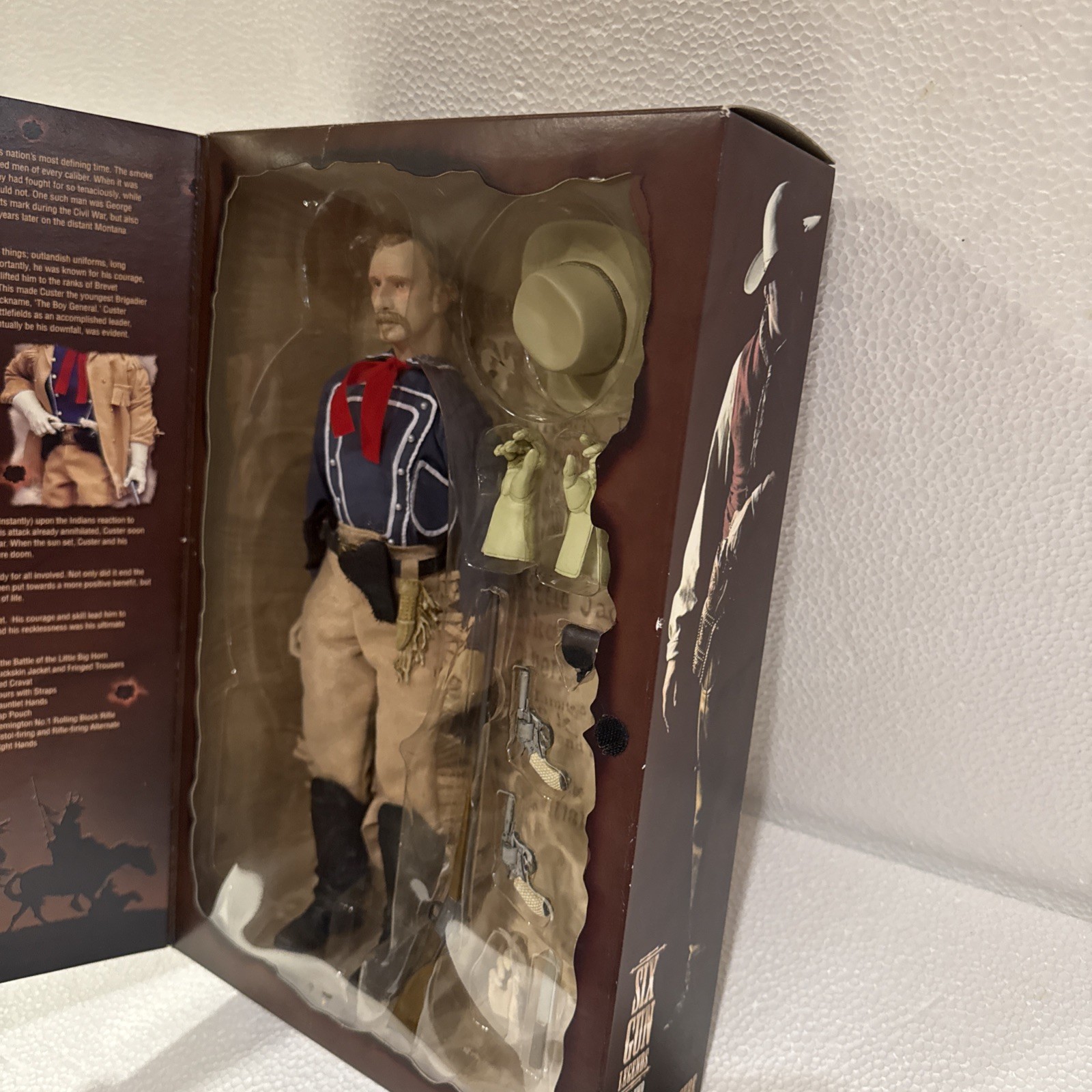 Six Gun Legends General Custer 12&Prime; Action Figure complete with accessories.