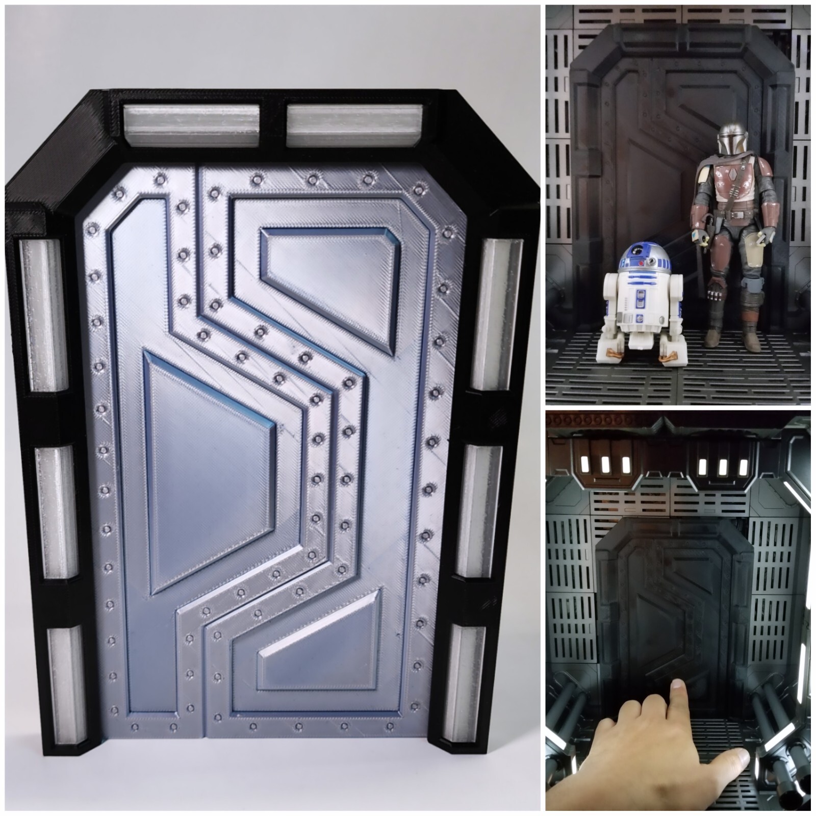 Sci-Fi Diorama Door – For 6&Prime; & 7&Prime; Figure, Neca, Black Series, Mezco