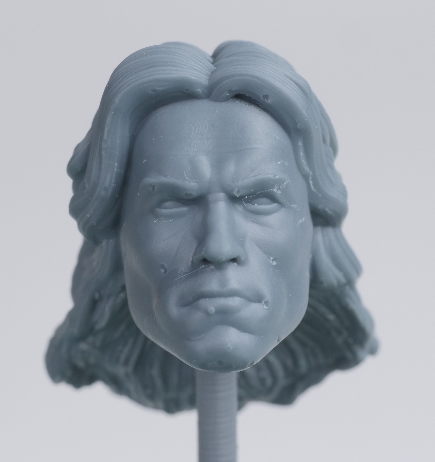 Fantasy D&D Mythic Legions Conan The Barbarian Head v2 1:12 Resin 3d Print