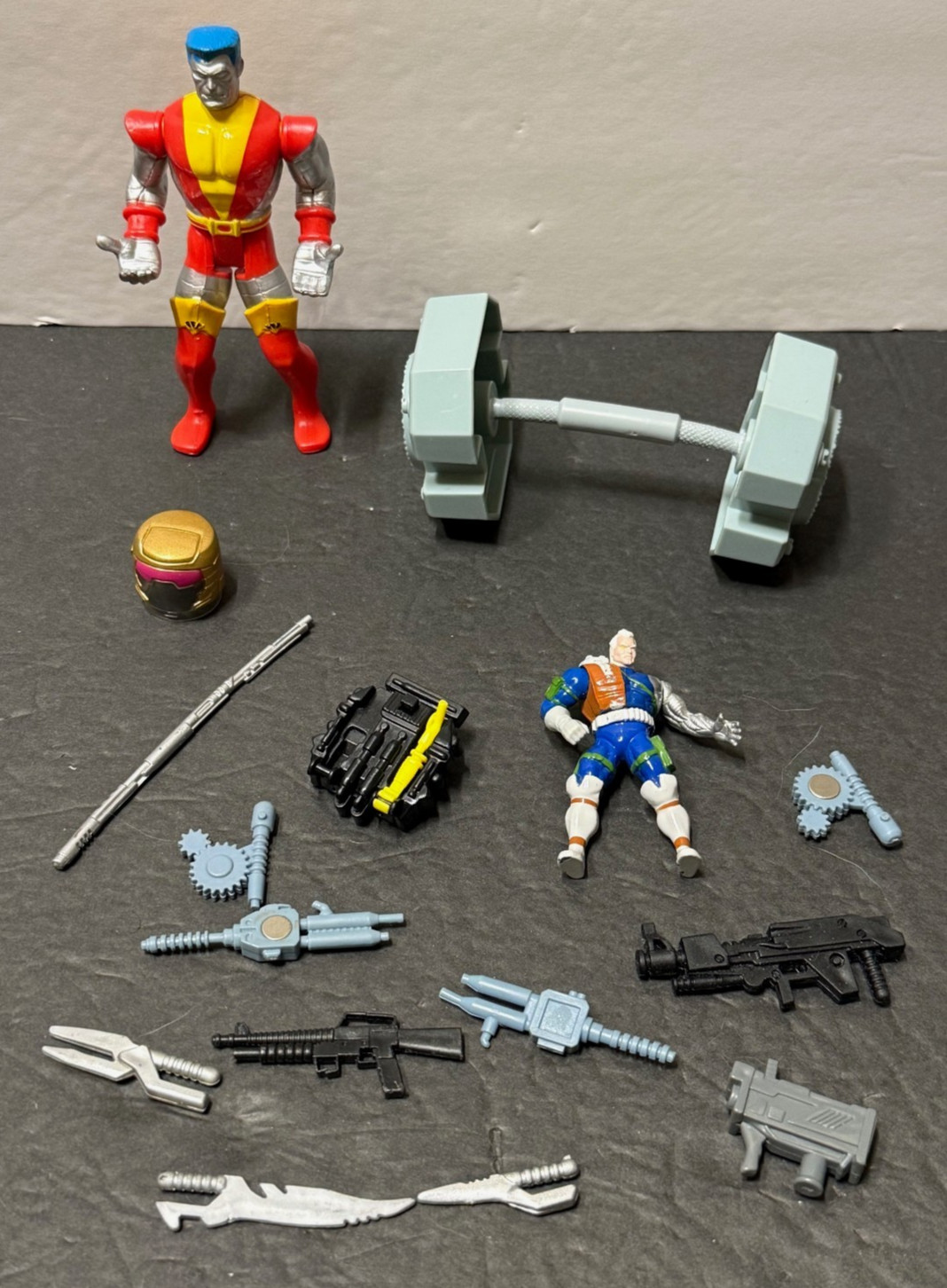 MARVEL TOYBIZ FIGURE PARTS ACCESSORIES AS SHOWN AS IS AS FOUND LOT #2