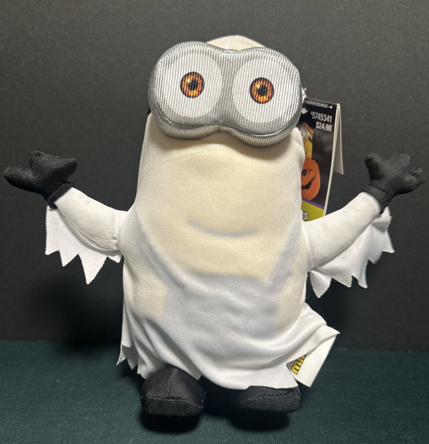 GEMMY Minion Halloween Universal 9”Musical Kevin Ghost Animated Plush NEW w TAGS