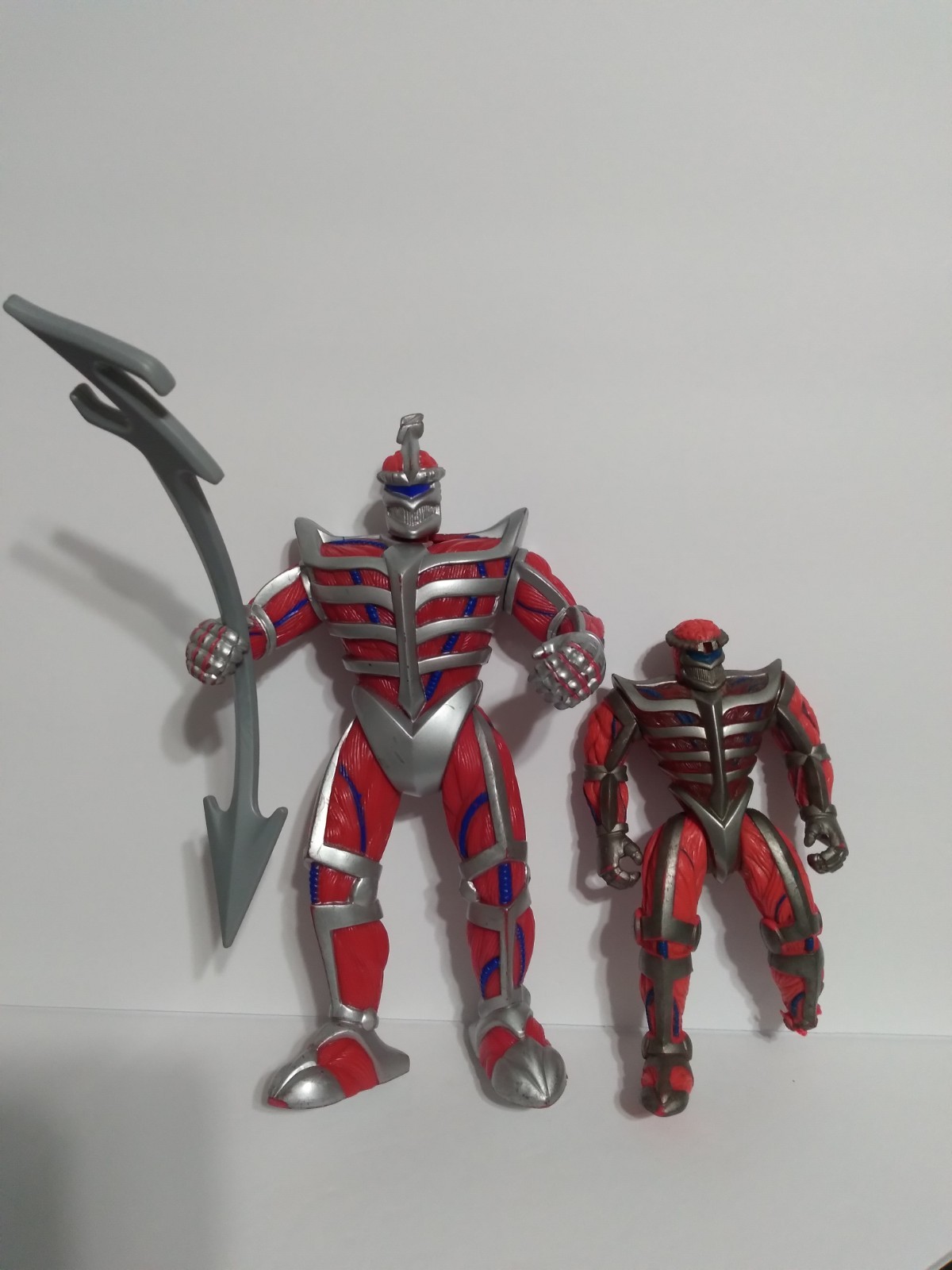 VTG Bandai Power Rangers 1995 8&Prime; Talking Lord Zed & 6&Prime; Lord Zedd Figures *READ*