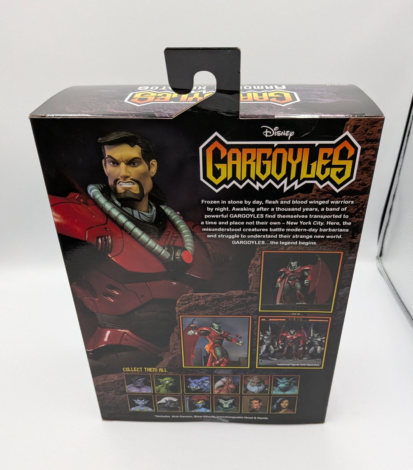 NECA Gargoyles Ultimate Armored David Xanatos Action Figure – New in Box 8&Prime;