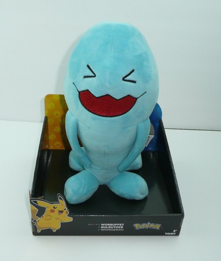 10&Prime; Laughing Wobbuffet Pokemon Large Plush Doll Toy Stuffed Animal Cosplay Cute