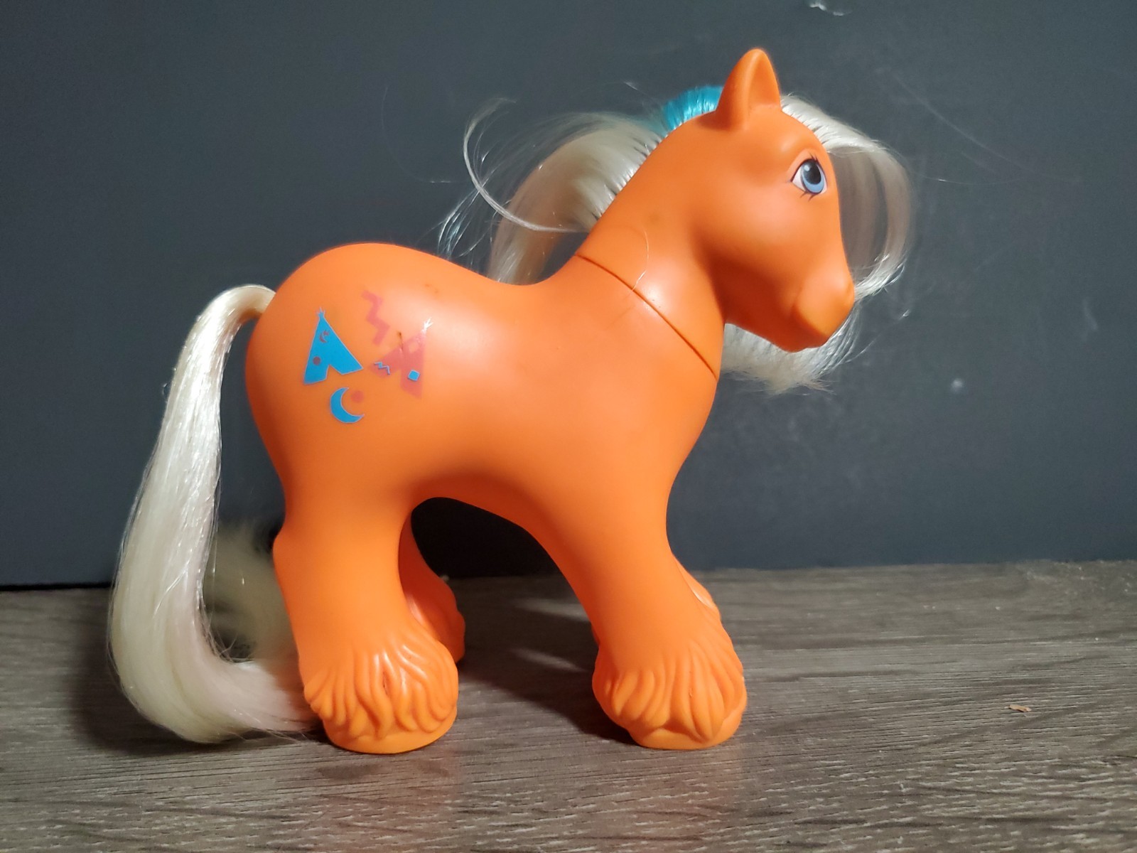 Vintage Hasbro 1980s 80s G1 MLP My Little Pony Shire WIGWAM Big Brother