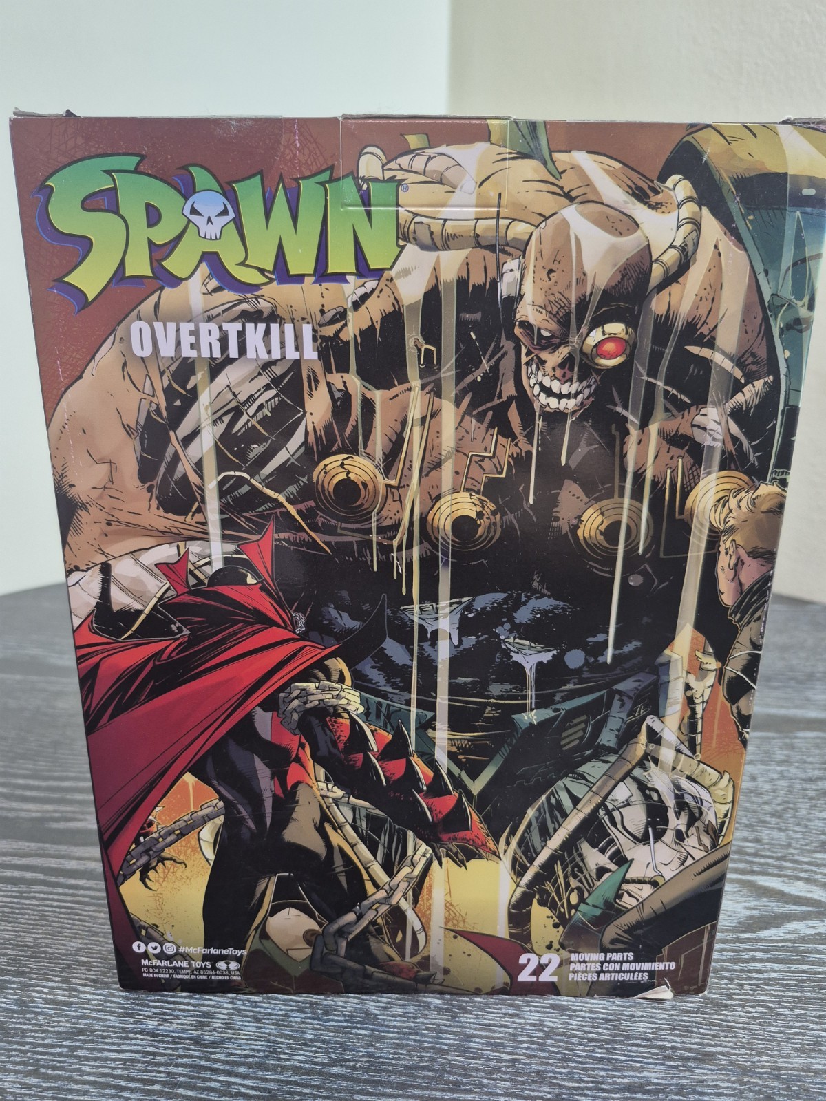 McFarlane Toys Spawn Overtkill Figurine Action Figure 9” Brand NEW!
