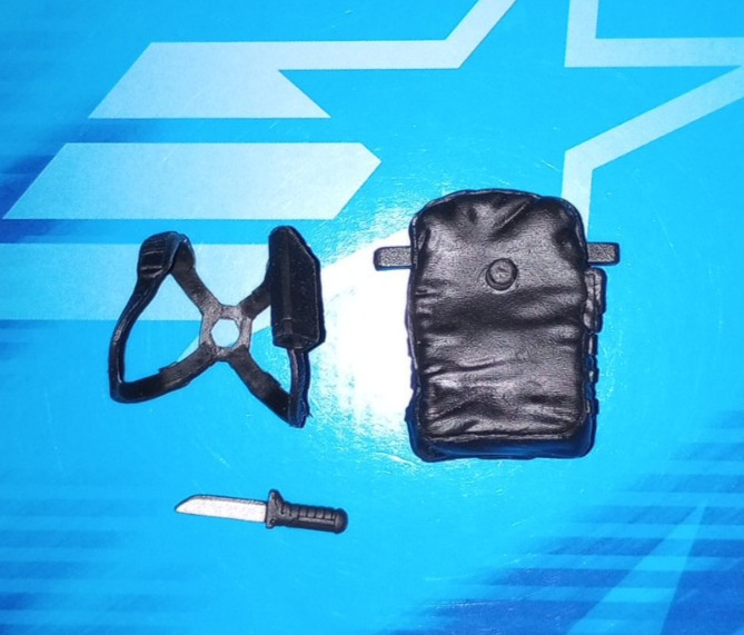 G.I. Joe Classified Cobra Valkyrie backpack knife harness #68 1/12 scale 6 inch