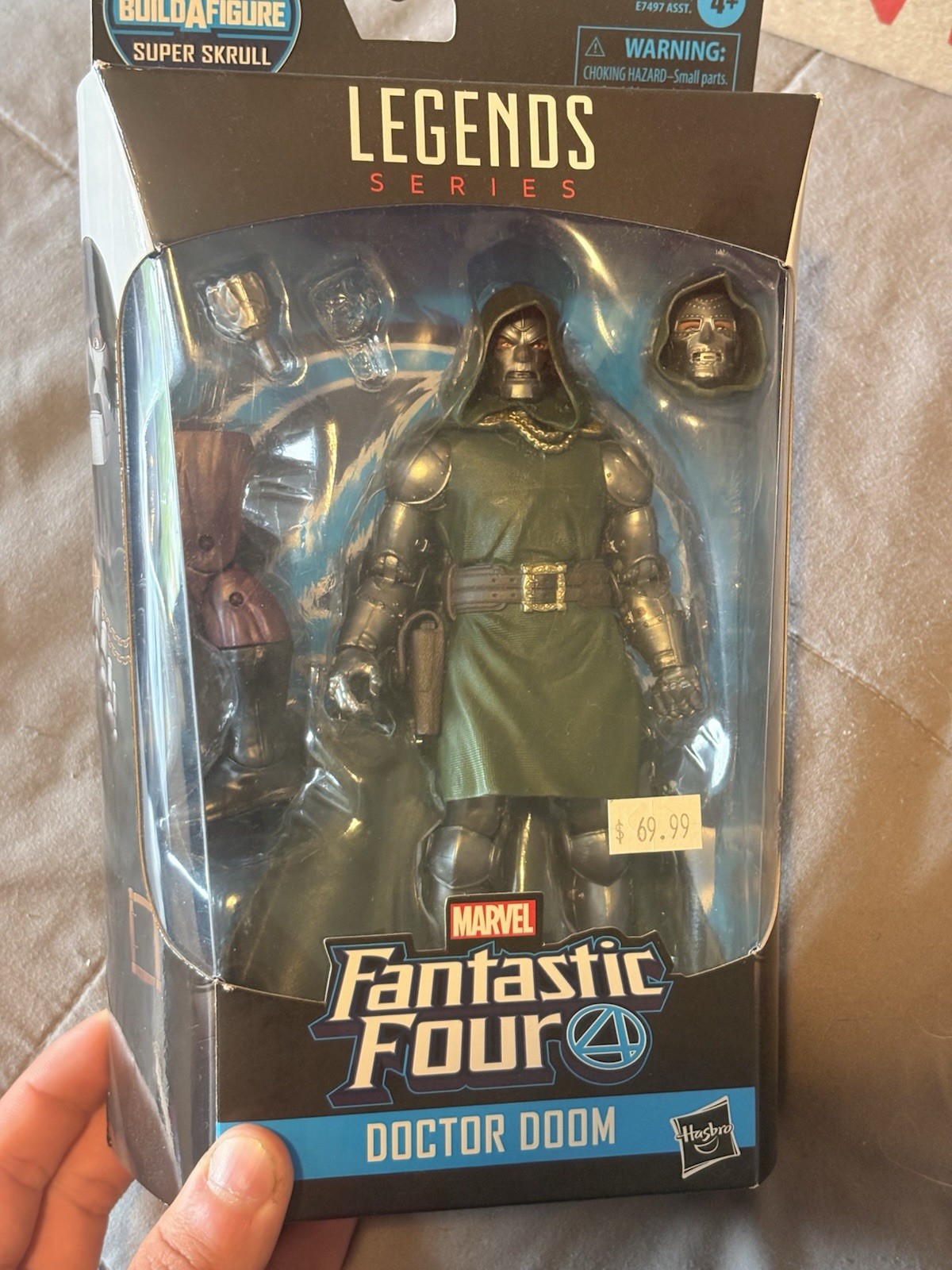 DOCTOR DOOM MARVEL LEGENDS 1:12 ACTION FIGURE SUPER SKRULL BAF NEW FF