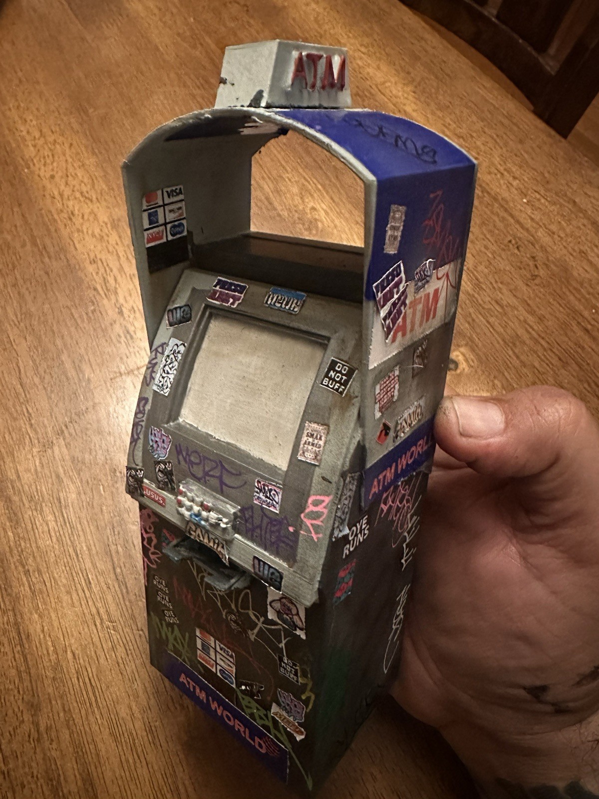 1/12 Scale ATM Diorama Prop – Designed, Printed & Finished by Hand