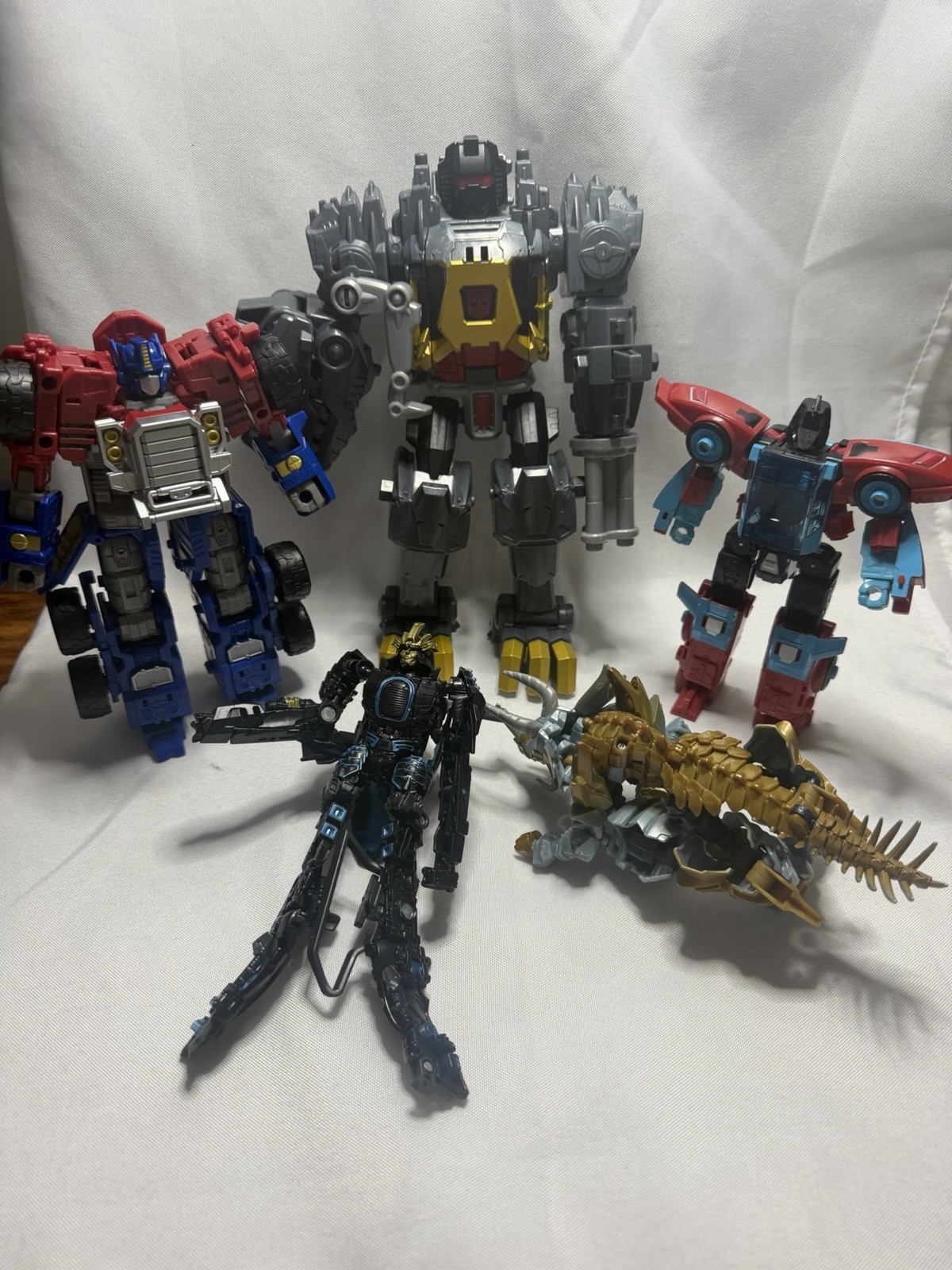 Lot of Five Transformers Action Figures Sold As-Is Everything Pictured As Shown