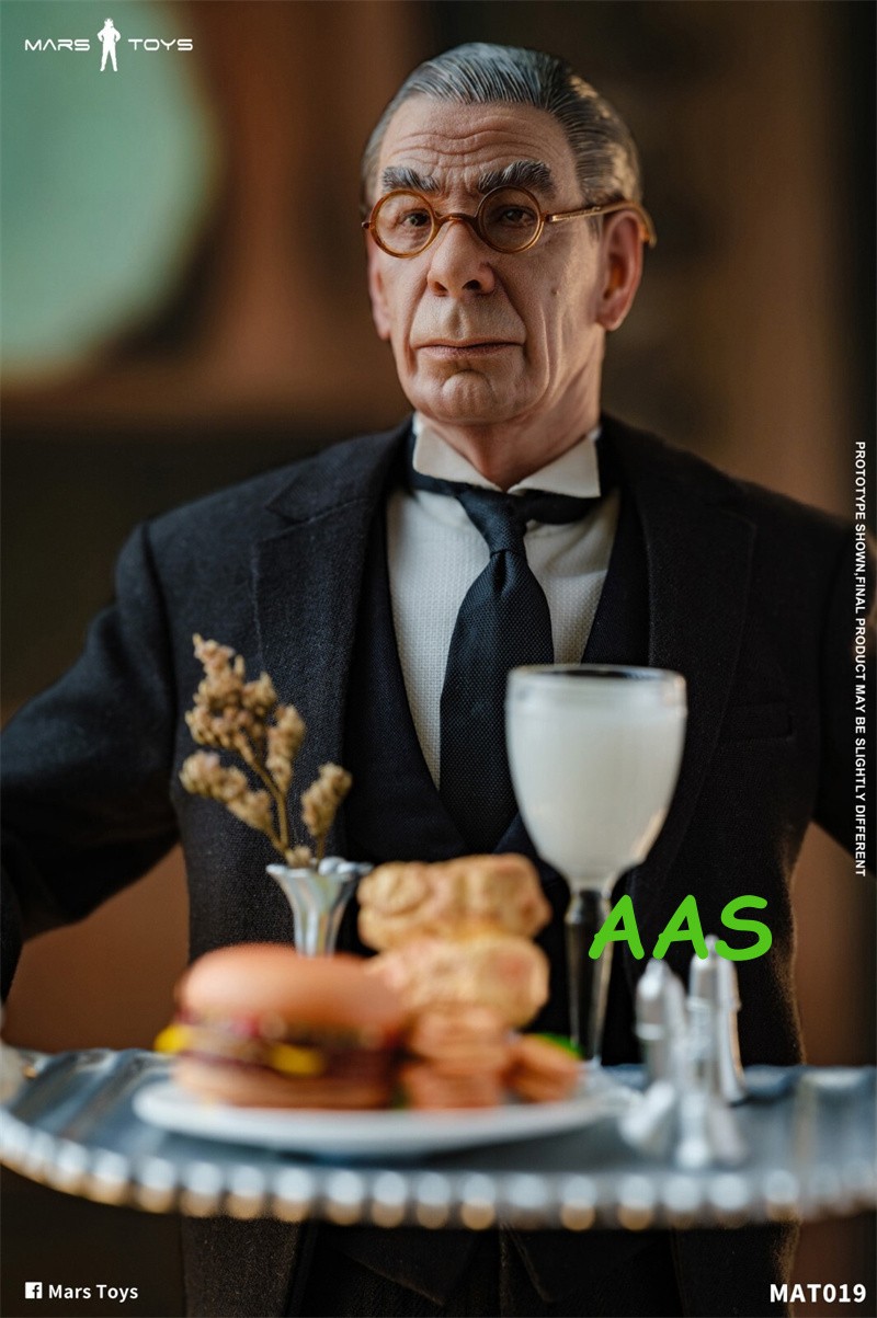 In Stock New Mars Toys MAT019 1/6 Old Housekeeper Mr.A 12&Prime; Male Action Figure