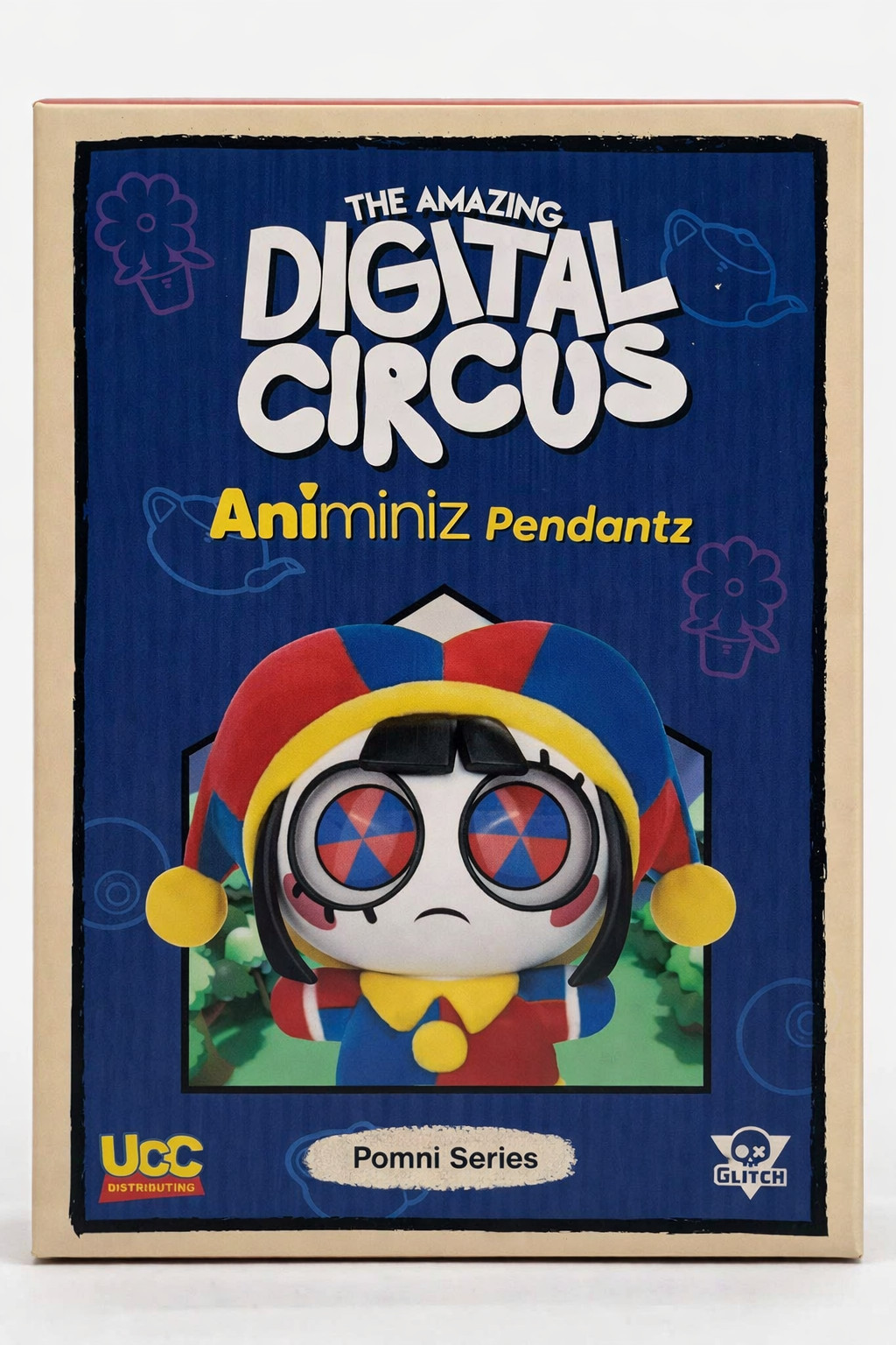 1x Pomni Series The Amazing Digital Circus Animiniz Pendantz Glitch 7&Prime; Blind Box