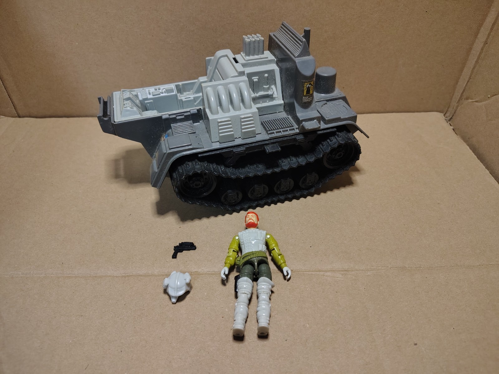 GI Joe 1989 Long Range Complete with Thunderclap Front Vehicle