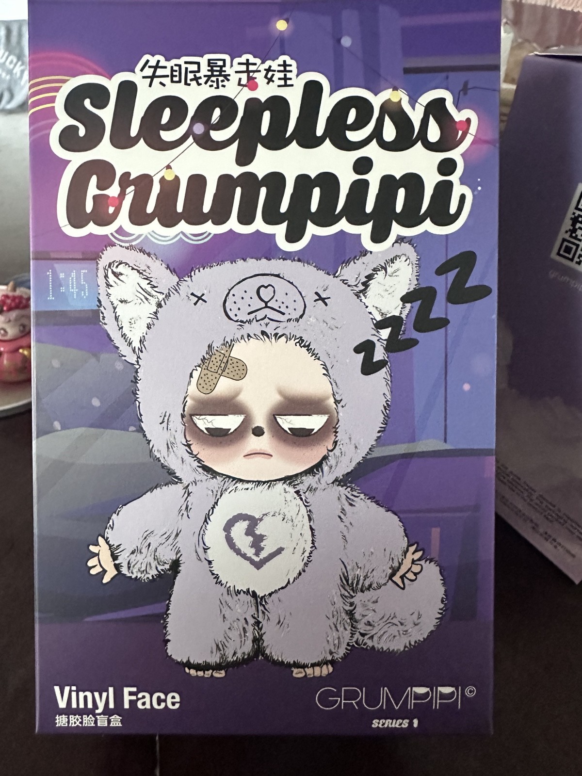 *Blind box* Sleepless Grumpily Vinyl Face Series 1 Plush Pendant Series