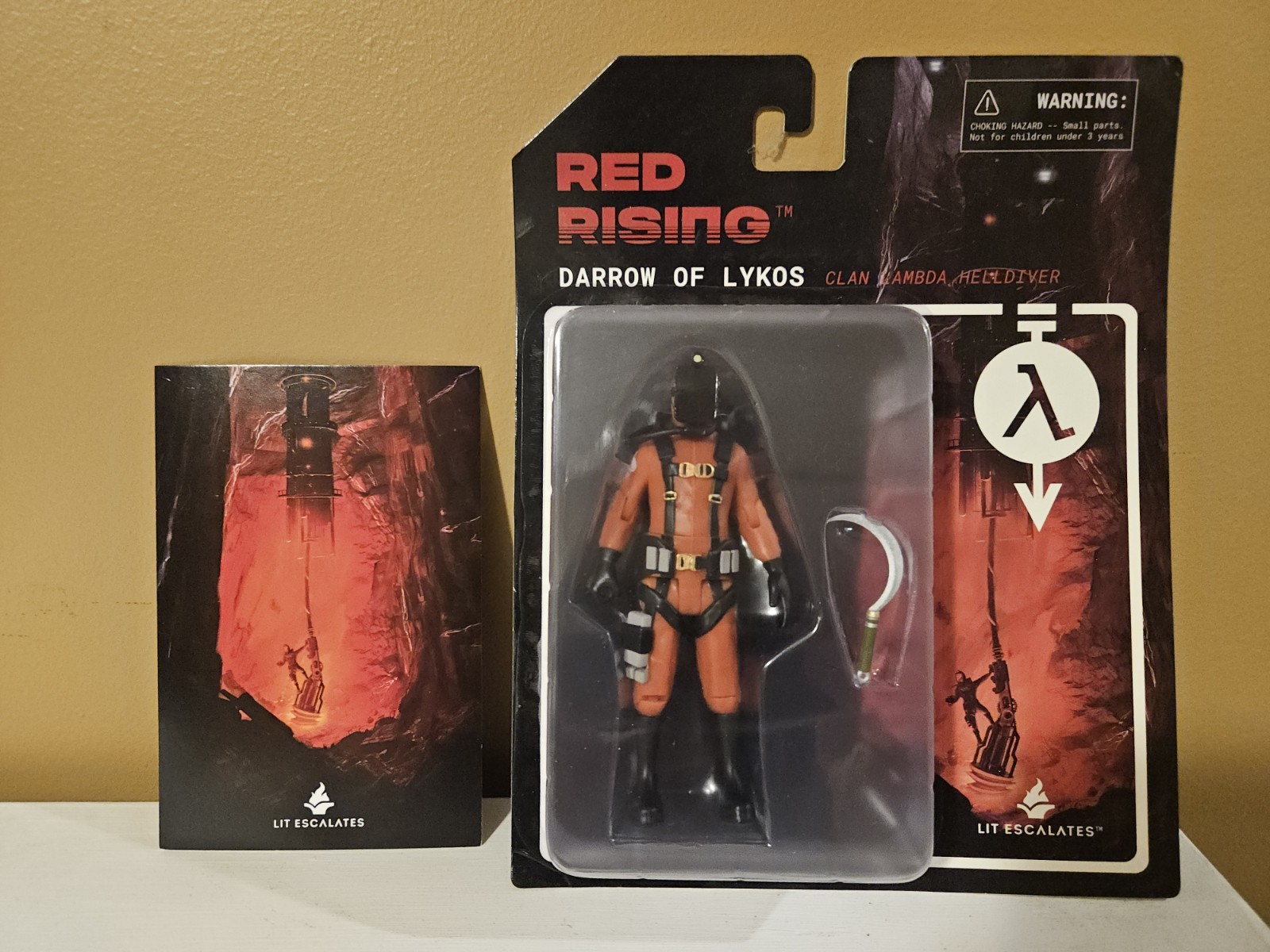 🔴RED RISING🔴Darrow of Lykos Helldiver Action Figure – PIERCE BROWN Kickstarter