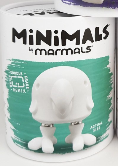 Minimals Chirp Teal Tube DIY Vinyl Figure by Marmals 95030