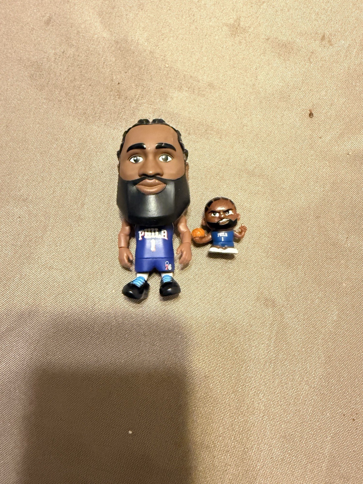 ZURU NBA BALLERS SERIES 1 PHILADELPHIA 76ERS JAMES HARDEN FIGURES ONLY!
