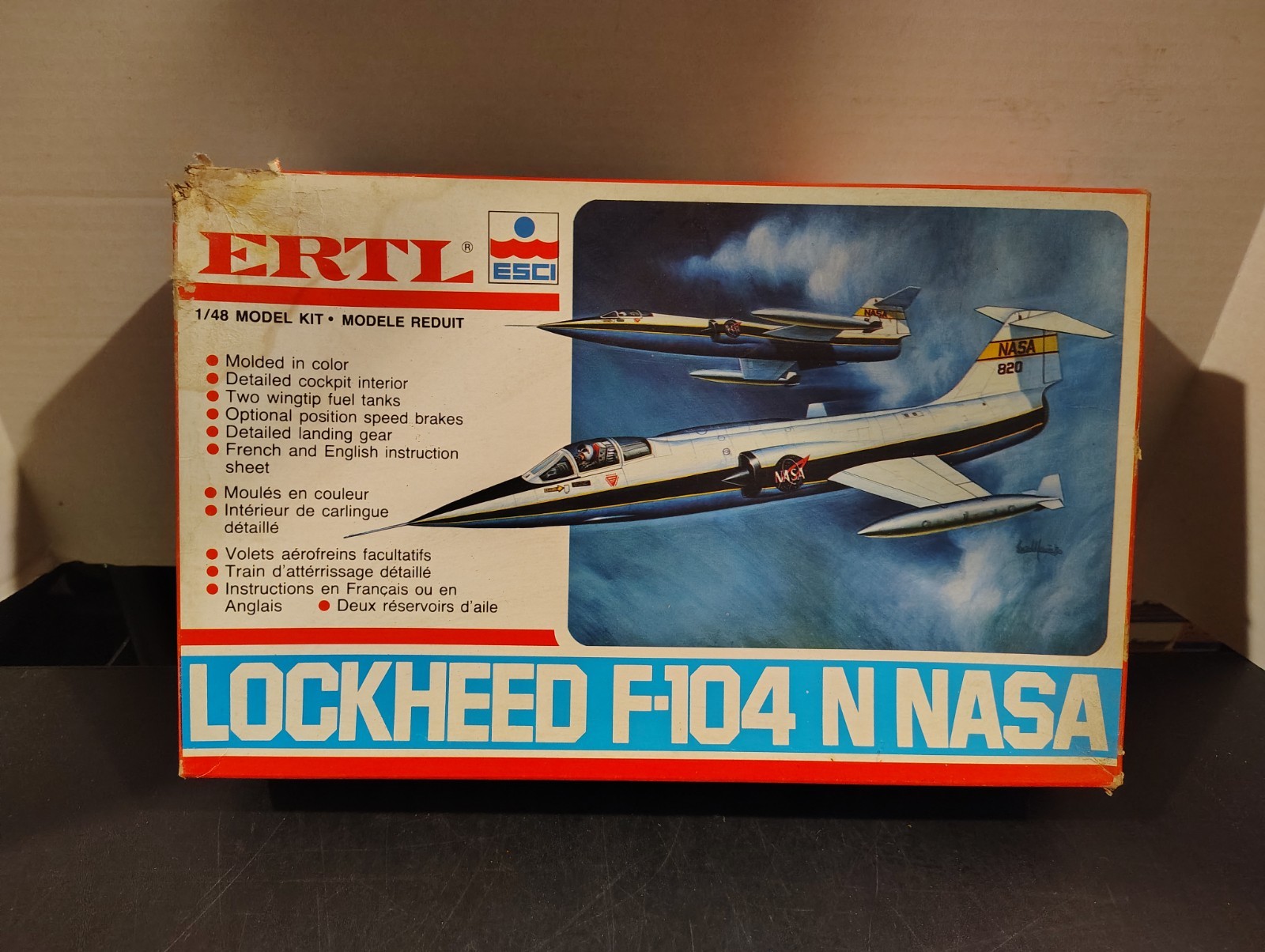 Lockheed F-104 N NASA Plane 1/48 Scale ERTL ESCI Model Kit NEW Unbuilt