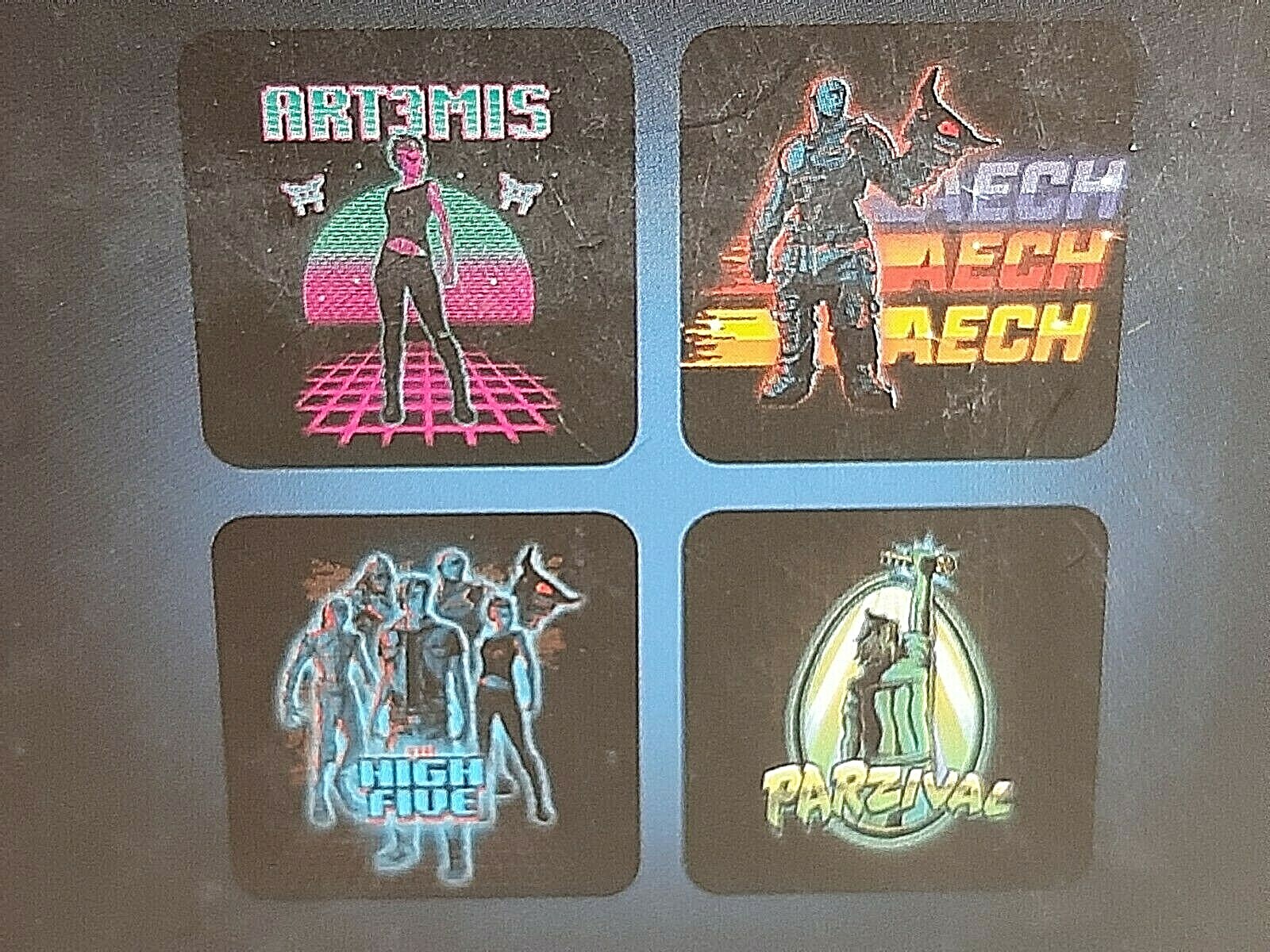 Ready Player One 3D Lenticular Coasters NEW Paladone Set of 4 Different Designs