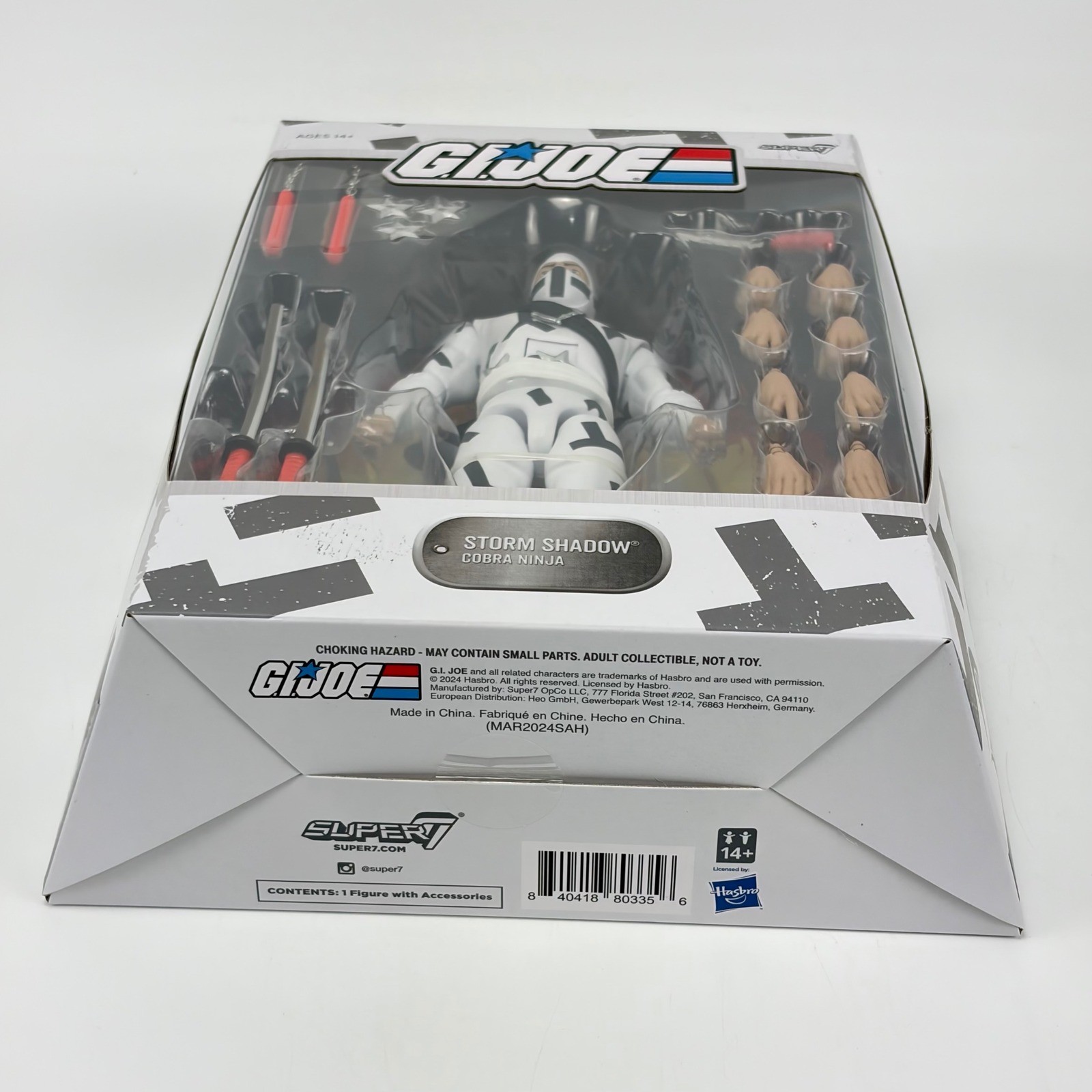 Super7 GI Joe Ultimates Storm Shadow Camouflage 7 Inch Figure Exclusive New