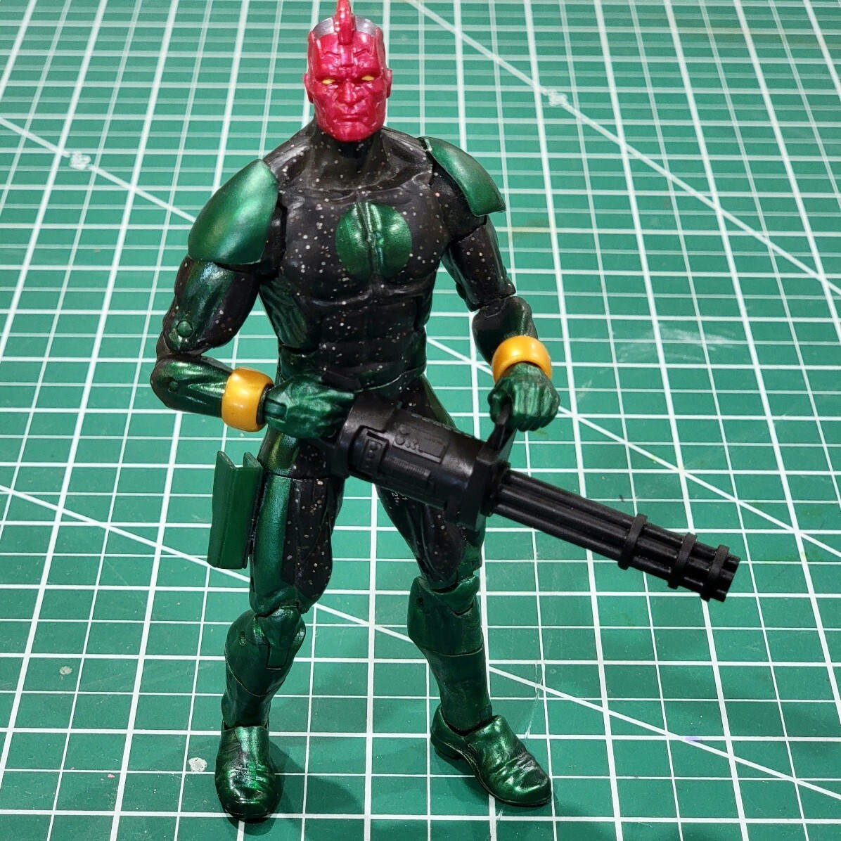 Custom Sci-fi Minigun resin 1/12 scale Legends GI Joe Classified Mini Gun