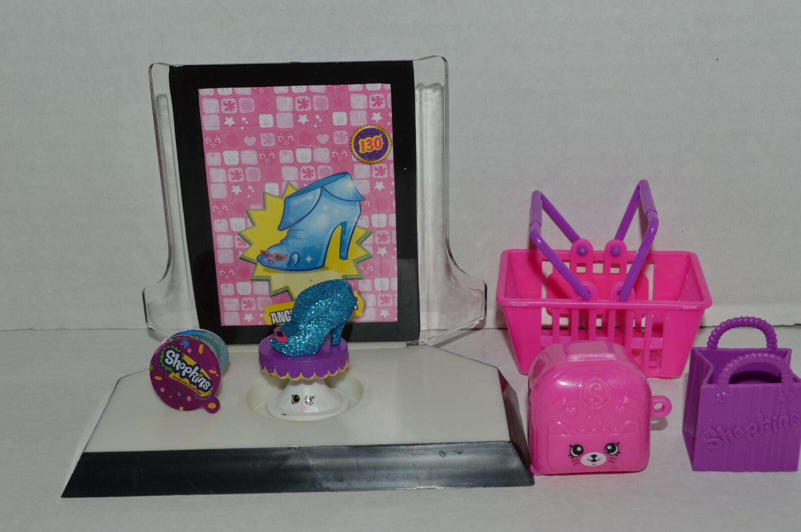 SHOPKINS~#130~ANGIE ANKLE BOOT~CERTIFICATE 417-5000~TRADING CARD~SEASON 2