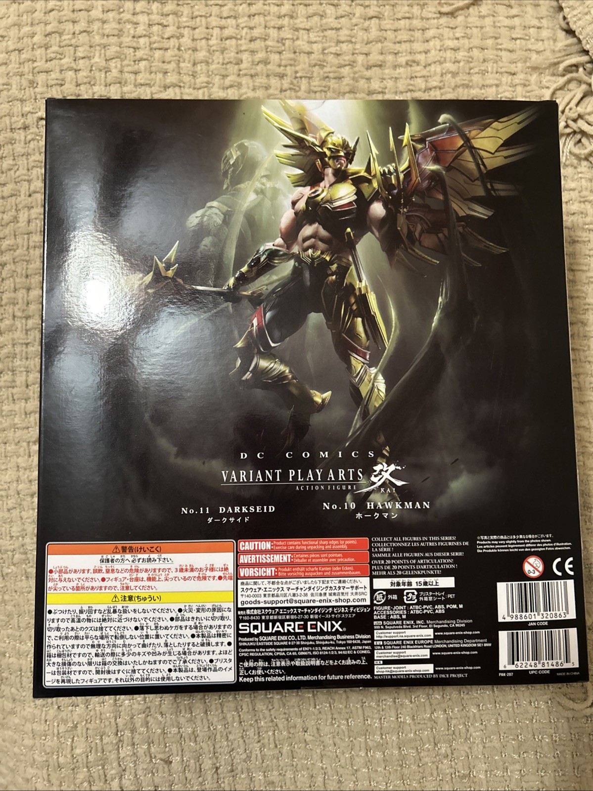 NEW Hawkman (No.10) DC COMICS Variant Play Arts Kai Action figure Square Enix