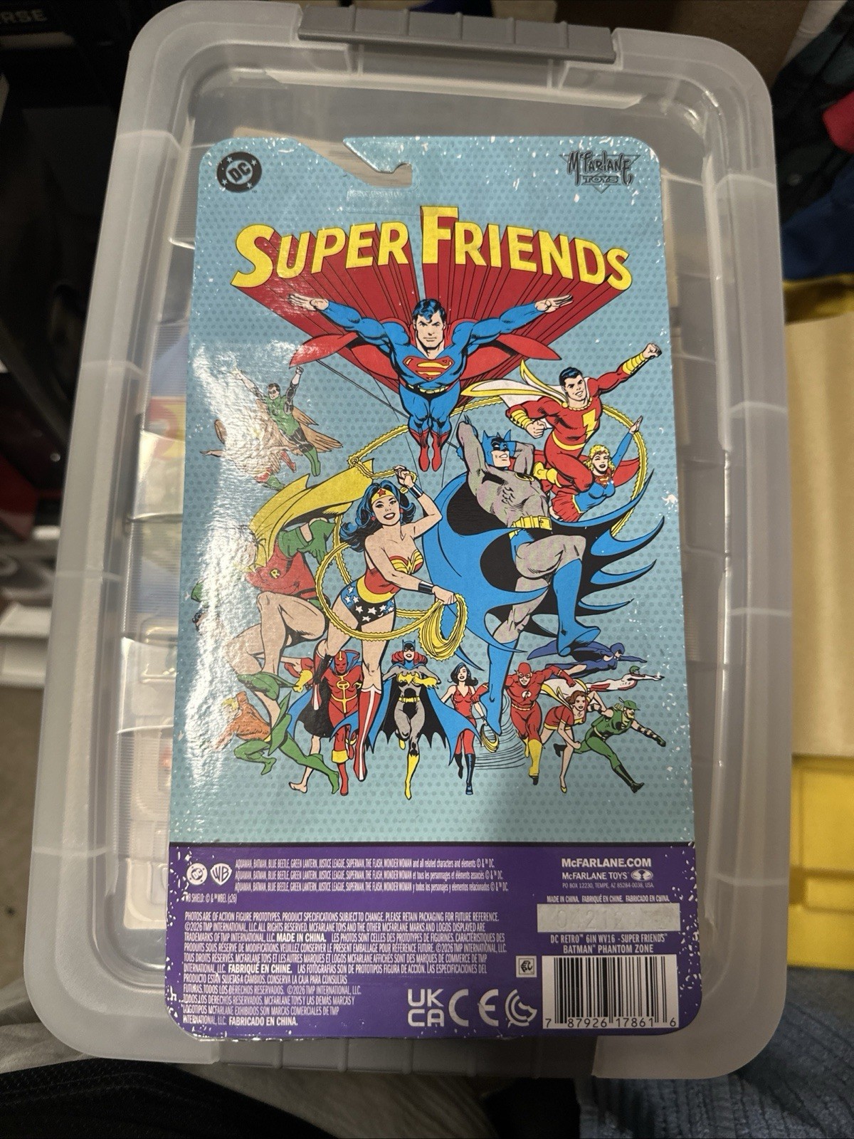 McFarlane DC Retro Super Friends Batman Phantom Zone Red Platinum Edition 2026