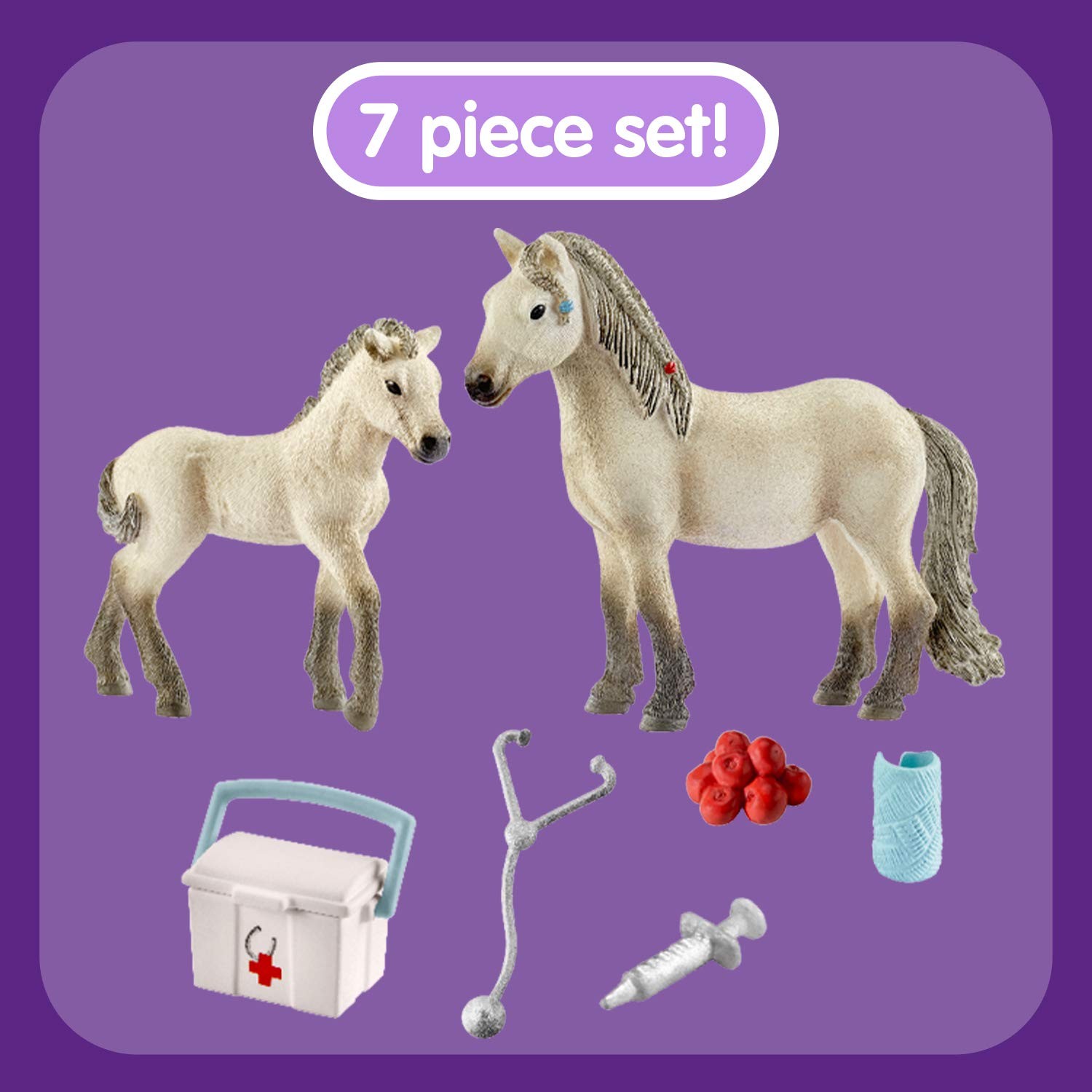 Horse Club, Horse Toys for Girls and Boys, Hannah&rsquo;s First-Aid Kit Horse Set w…