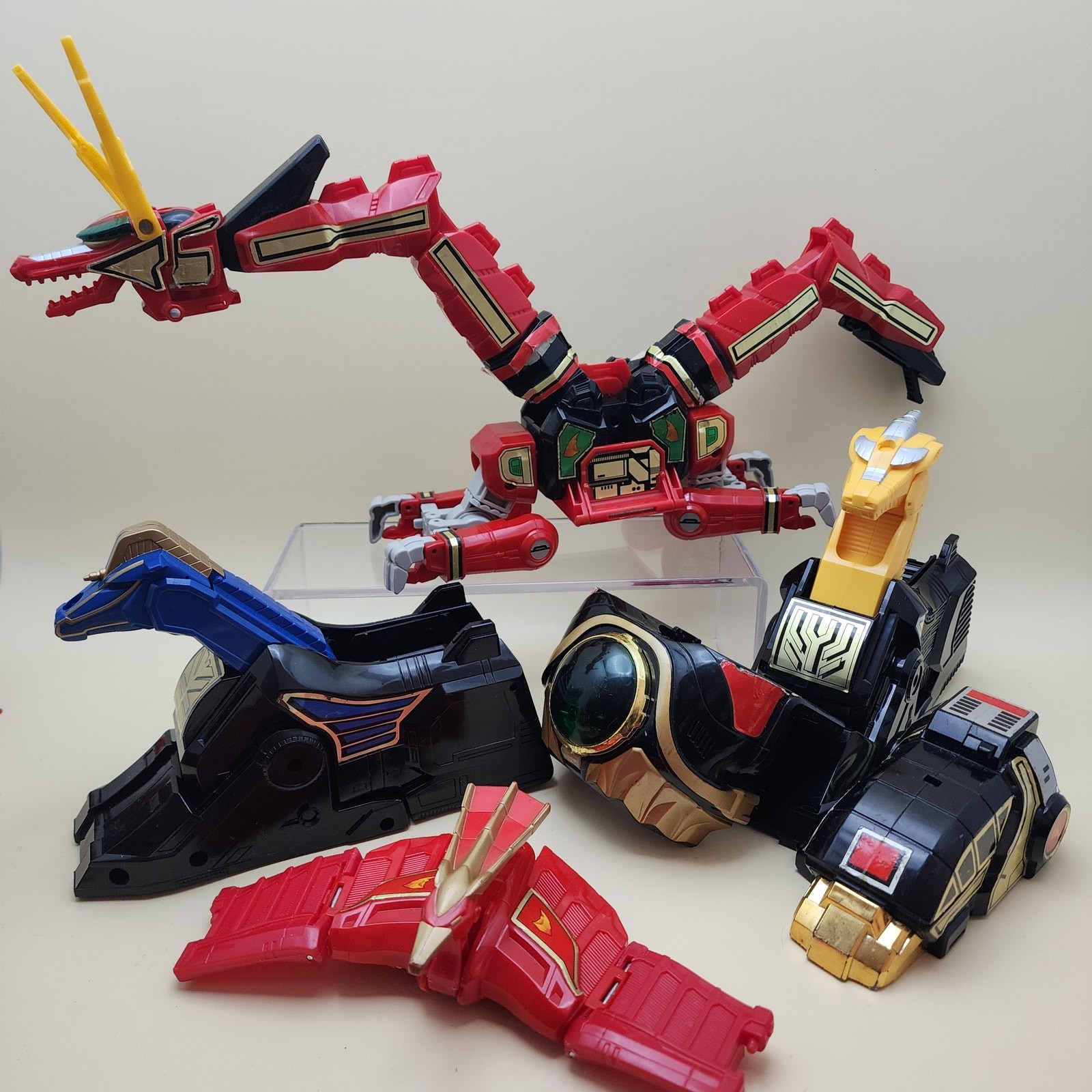 Mighty Morphin POWER RANGERS MMPR (1994) 12&Prime; THUNDER MEGAZORD [Incomplete]