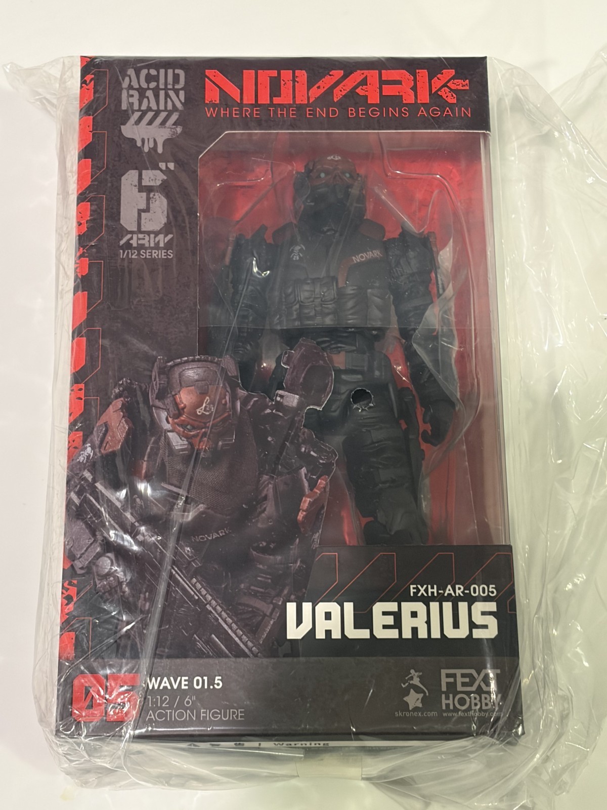 ACID RAIN NOVARK 6&Prime; 1:22 VALERIUS ACTION FIGURE MISB