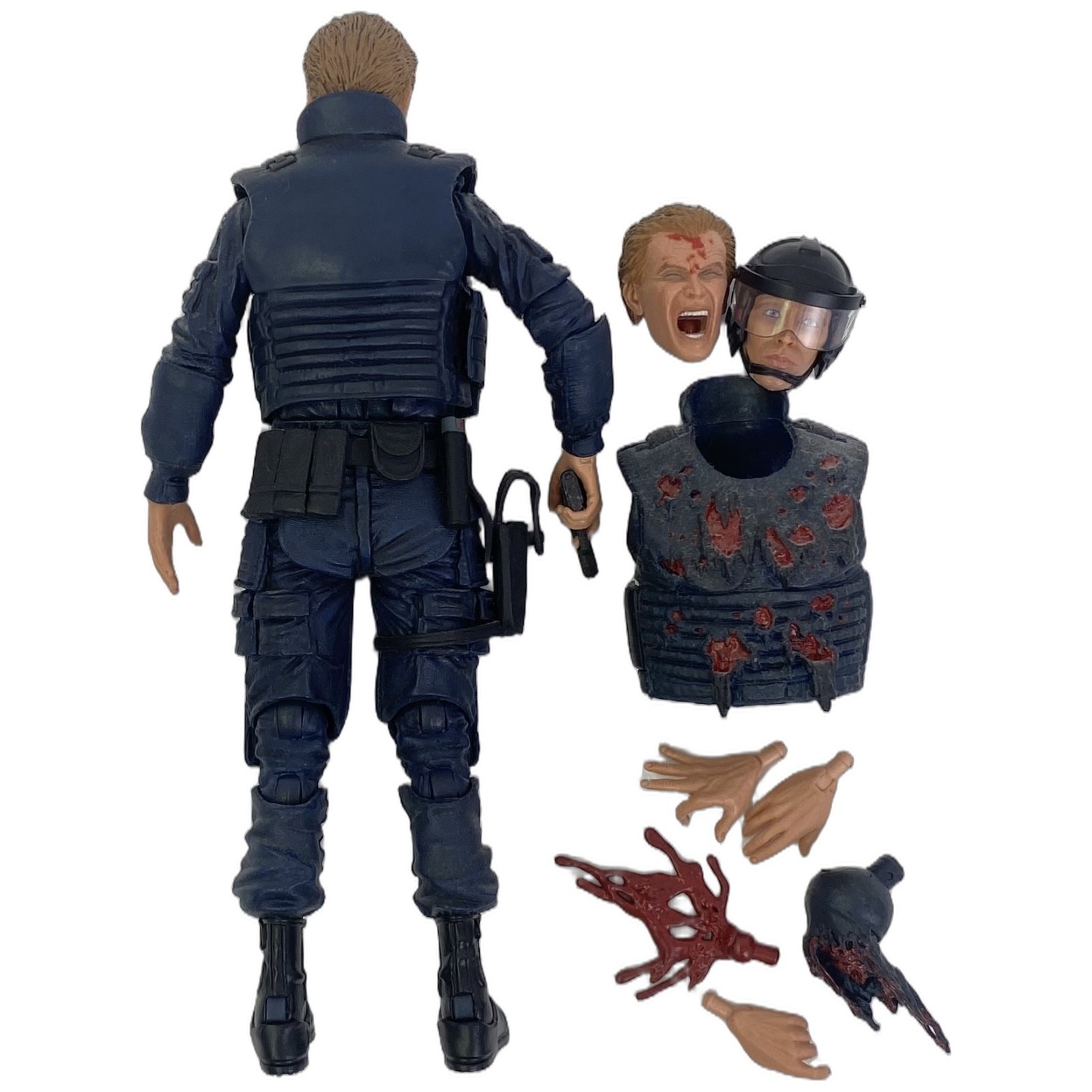 Robocop Ultimate Alex J. Murphy 7&Prime; Action Figure Near Complete NECA Used