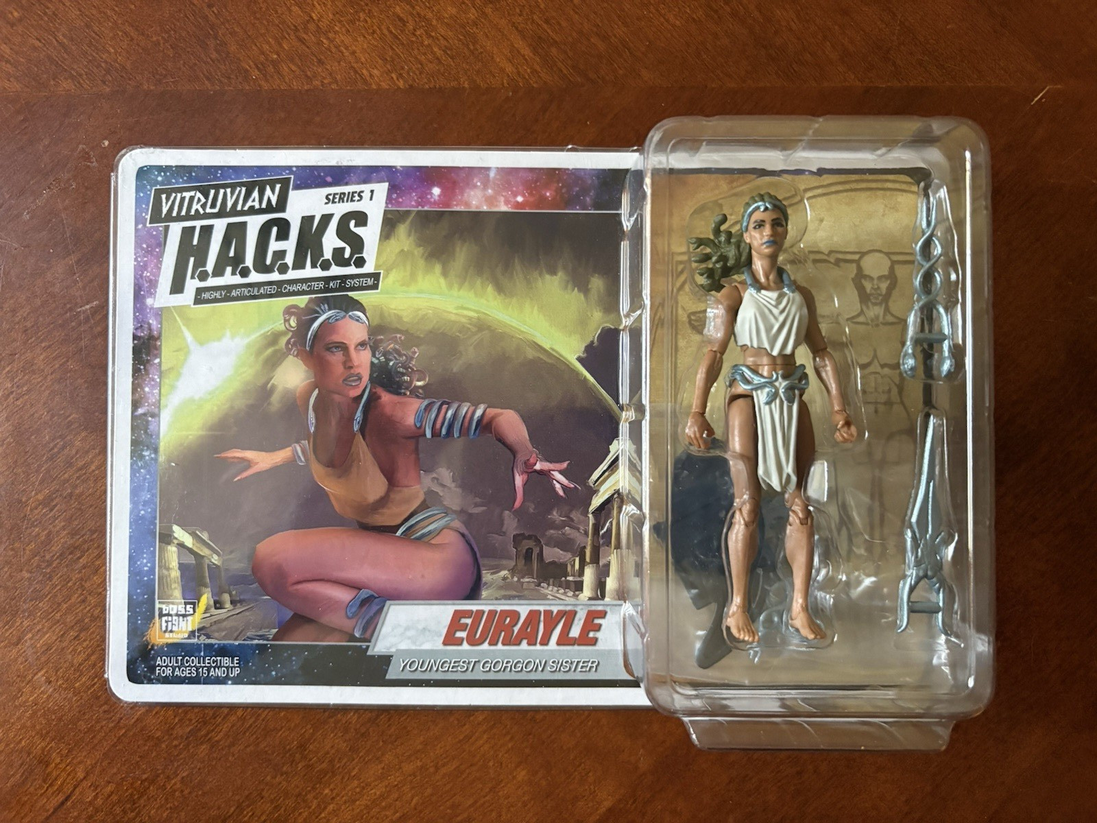 Boss Fight Studios VITRUVIAN HACKS Series 1 EURAYLE Youngest Gorgon Sister MOC!
