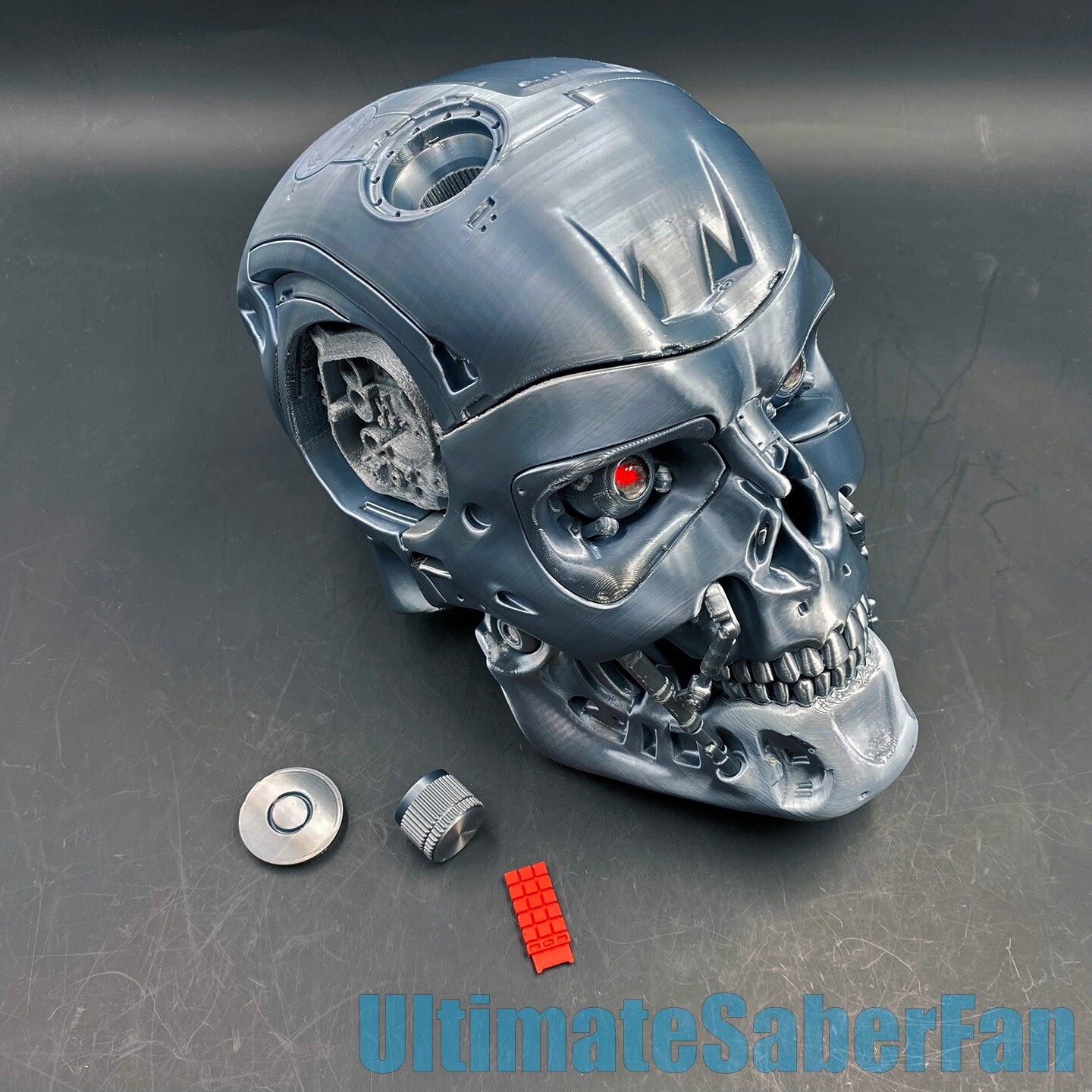 Terminator Endoskeleton Skull 1:1 Lifesize T1 T2 T800 – US Made – Dark Version