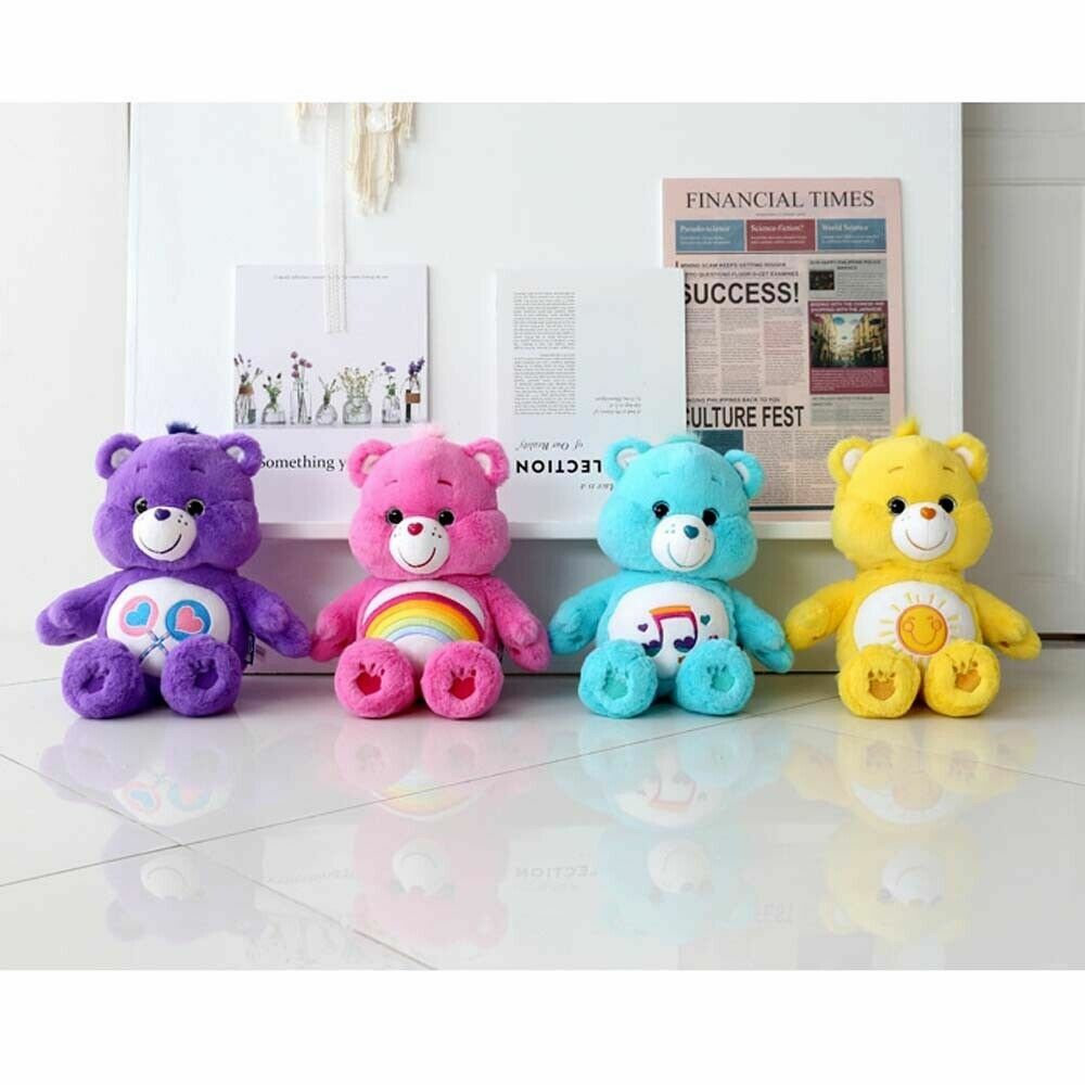 Care Bear Bear Official Licensed Plush MInt Pink Purple Yellow Care Bears 27cm