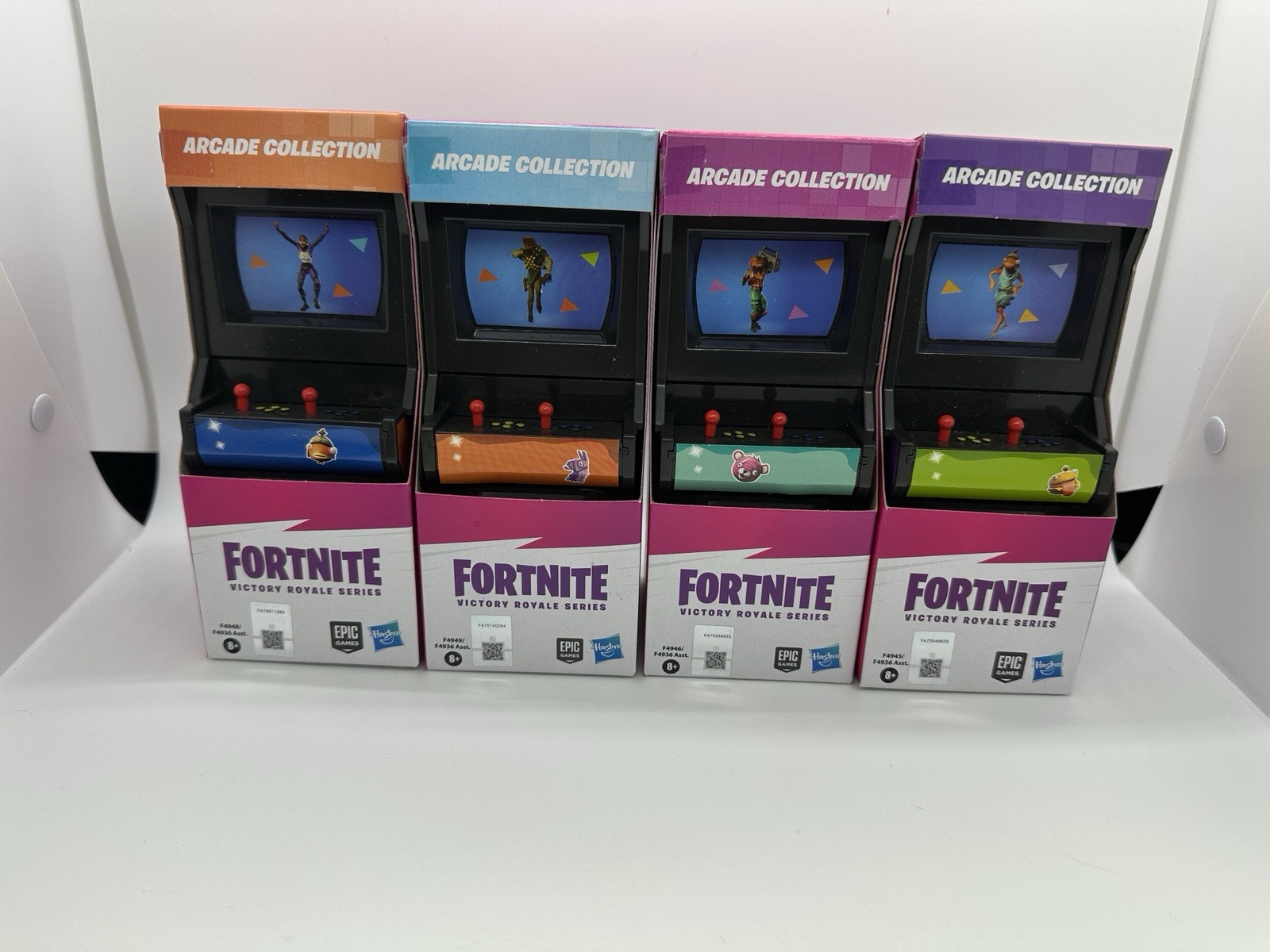 Fortnite Victory Royale Series Arcade Collection – Lot of 4- Complete Wave 1 & 2