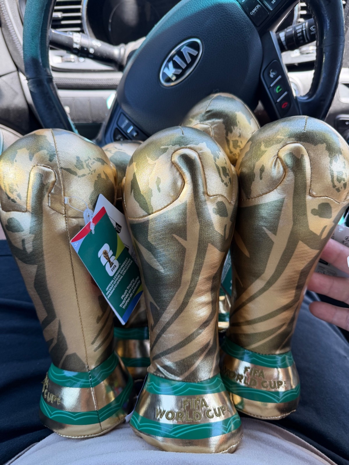 Official 2026 FIFA World Cup 26 10Inch Soft Plush Toy Trophy US SELLER