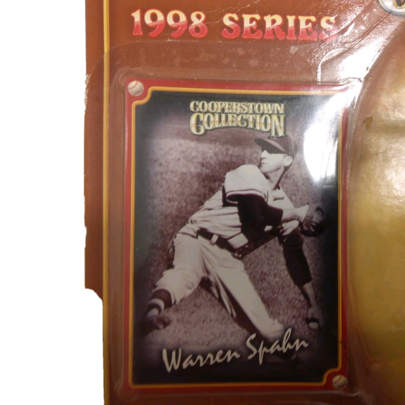 1998 KENNER STARTING LINEUP COOPERSTOWN WARREN SPAHN MILWAUKEE BRAVES – NEW