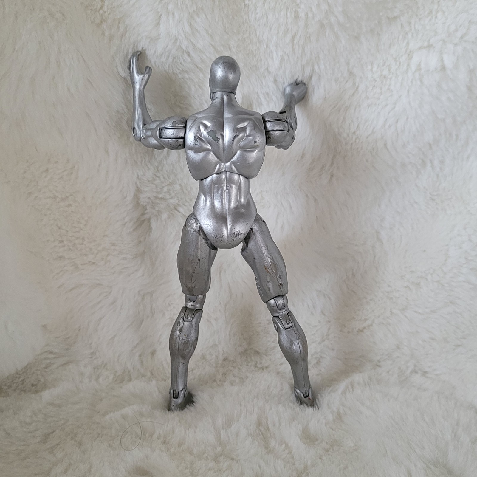 Hasbro Marvel Silver Adjustable Action Figure Plastic Collectible 2007 2000-2009