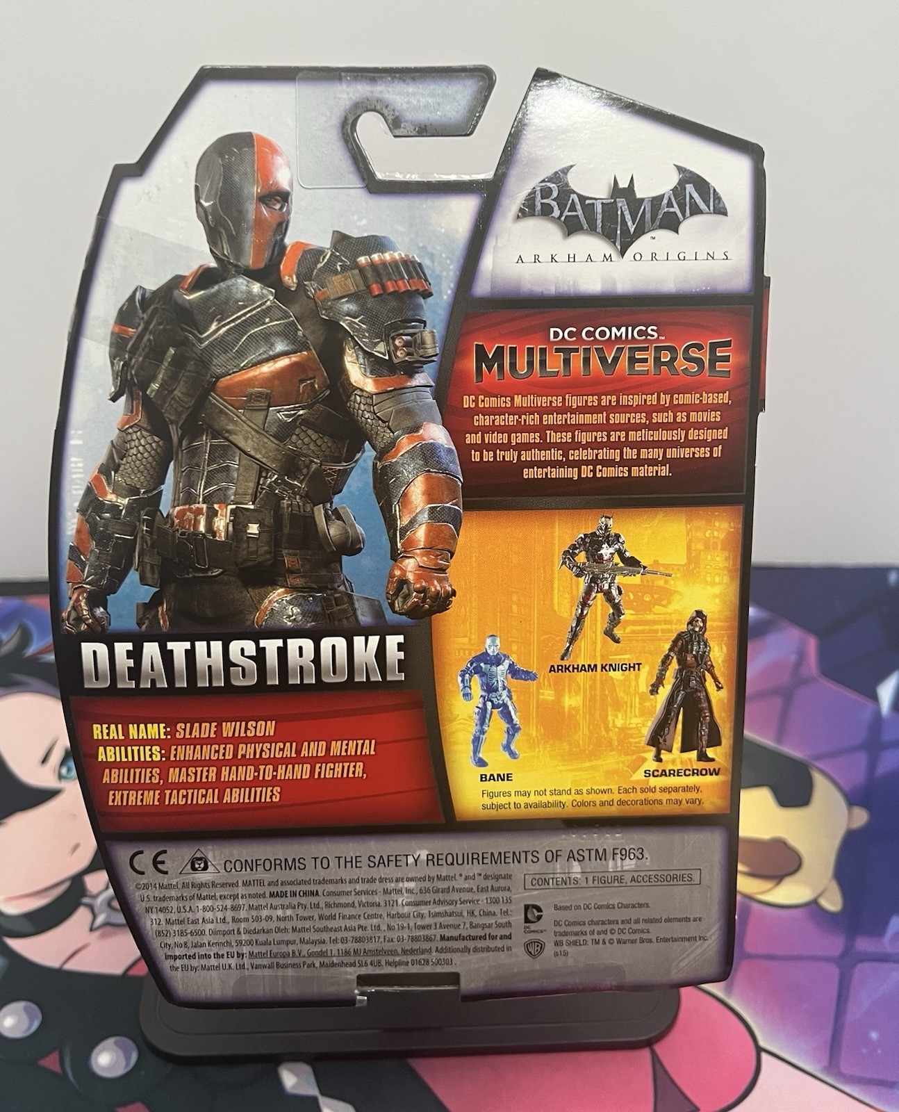 DC Comics Multiverse Batman Arkham Origins – Deathstroke 4 Action Figure