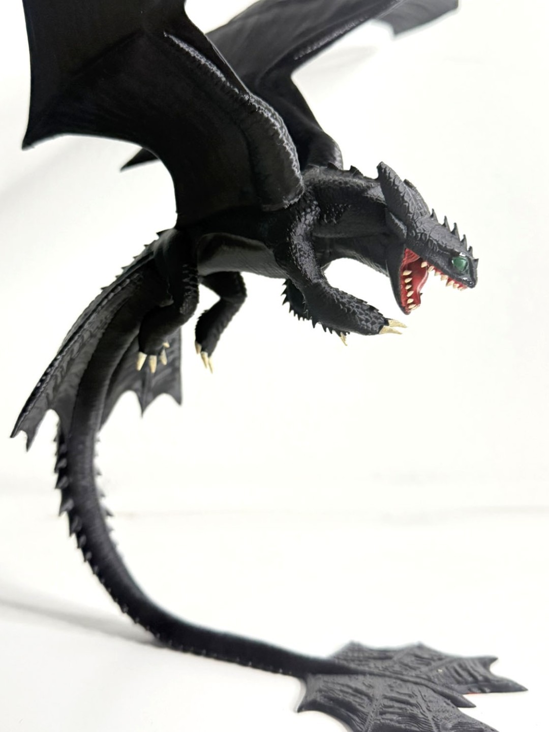 Realistic Night Fury Toothless Figure How to Train Your Dragon