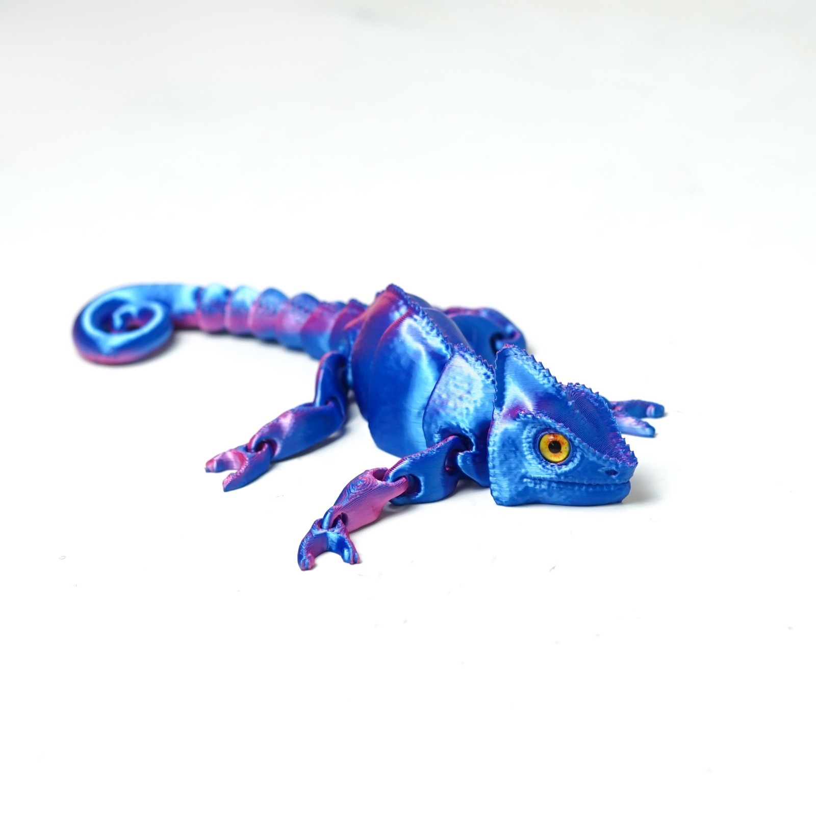 8.3inch 3D Printed Lizard Model,Articulated Animals Figure,Fidget Toy Home Decor