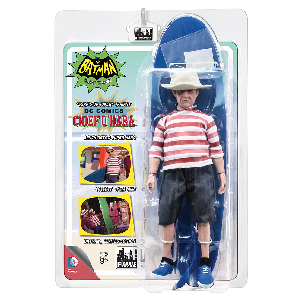 Batman 66 Classic TV Show Retro Style 8 Inch Figures Surfing Series Chief O&rsquo;Hara
