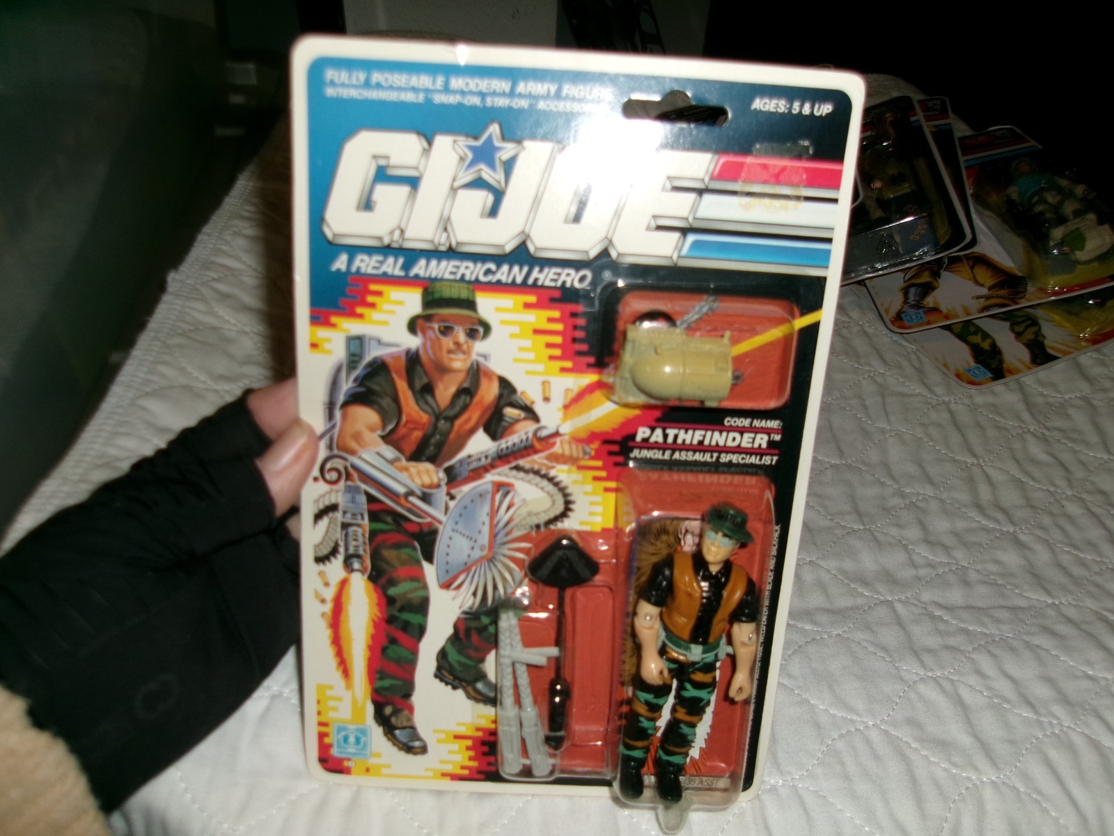 1989 GI JOE 3 3/4&Prime; « Pathfinder » Jungle Assault Spec-MIP